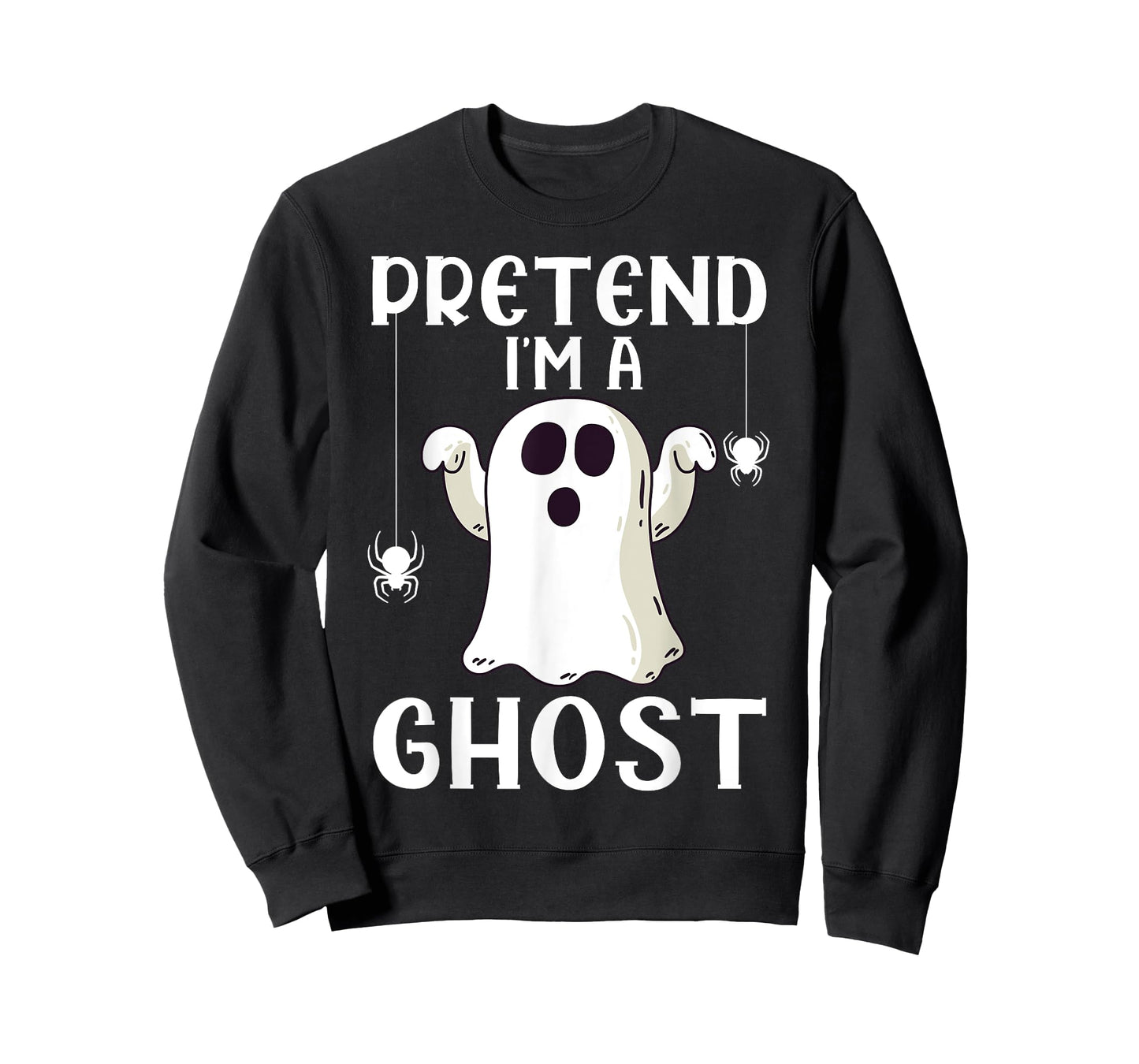 Funny Pretend I'm A Ghost Lazy Halloween Costume T-Shirt