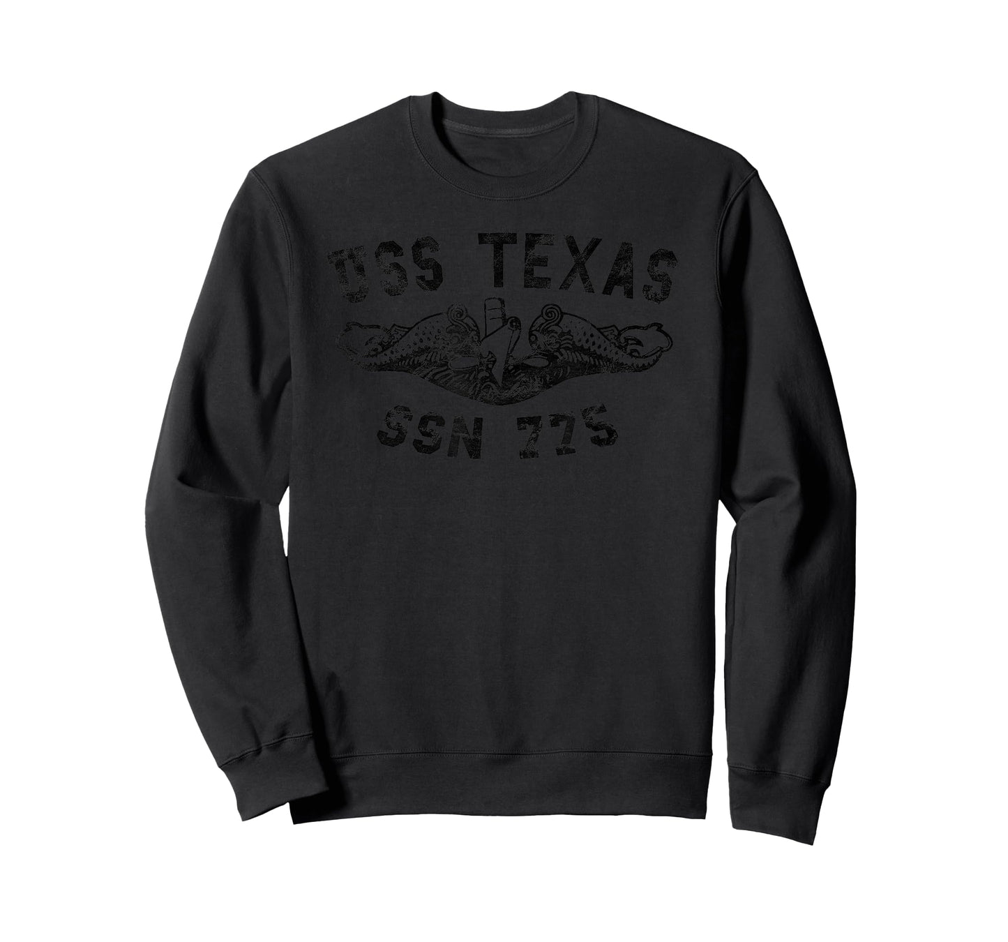 USS Texas SSN 775 Attack Submarine Badge Vintage T-shirt T-Shirt