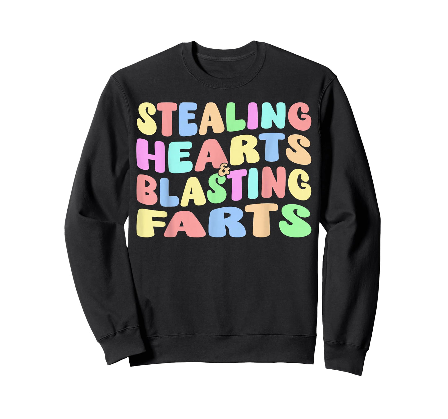 Stealing Hearts & Blasting Farts - Funny Fart Joke T-Shirt