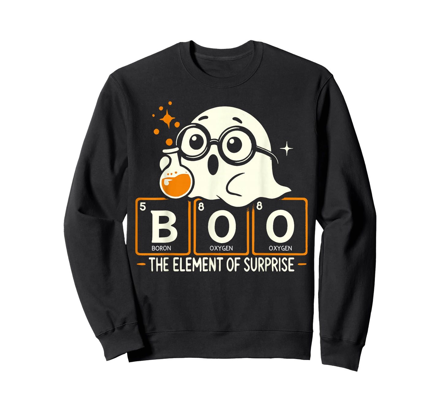 Boo The Element Of Surprise Shirt Cute Ghost Science Vintage T-Shirt