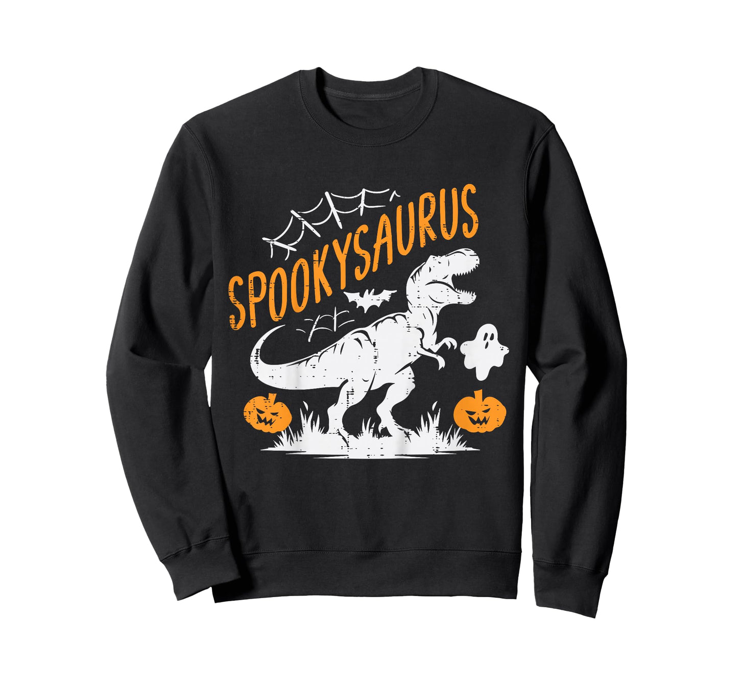 Kids Spookysaurus Dinosaur Dino Ghost Halloween Toddler Boys Kids T-Shirt