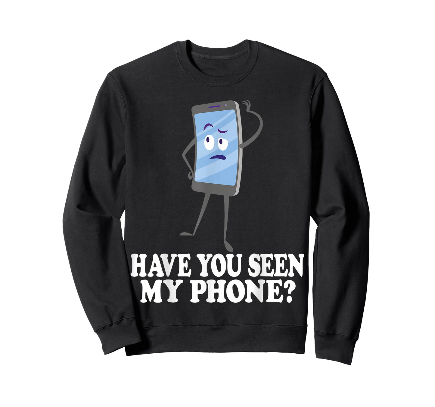 Have You Seen My Phone? Tech Humor Cartoon Design T-Shirt