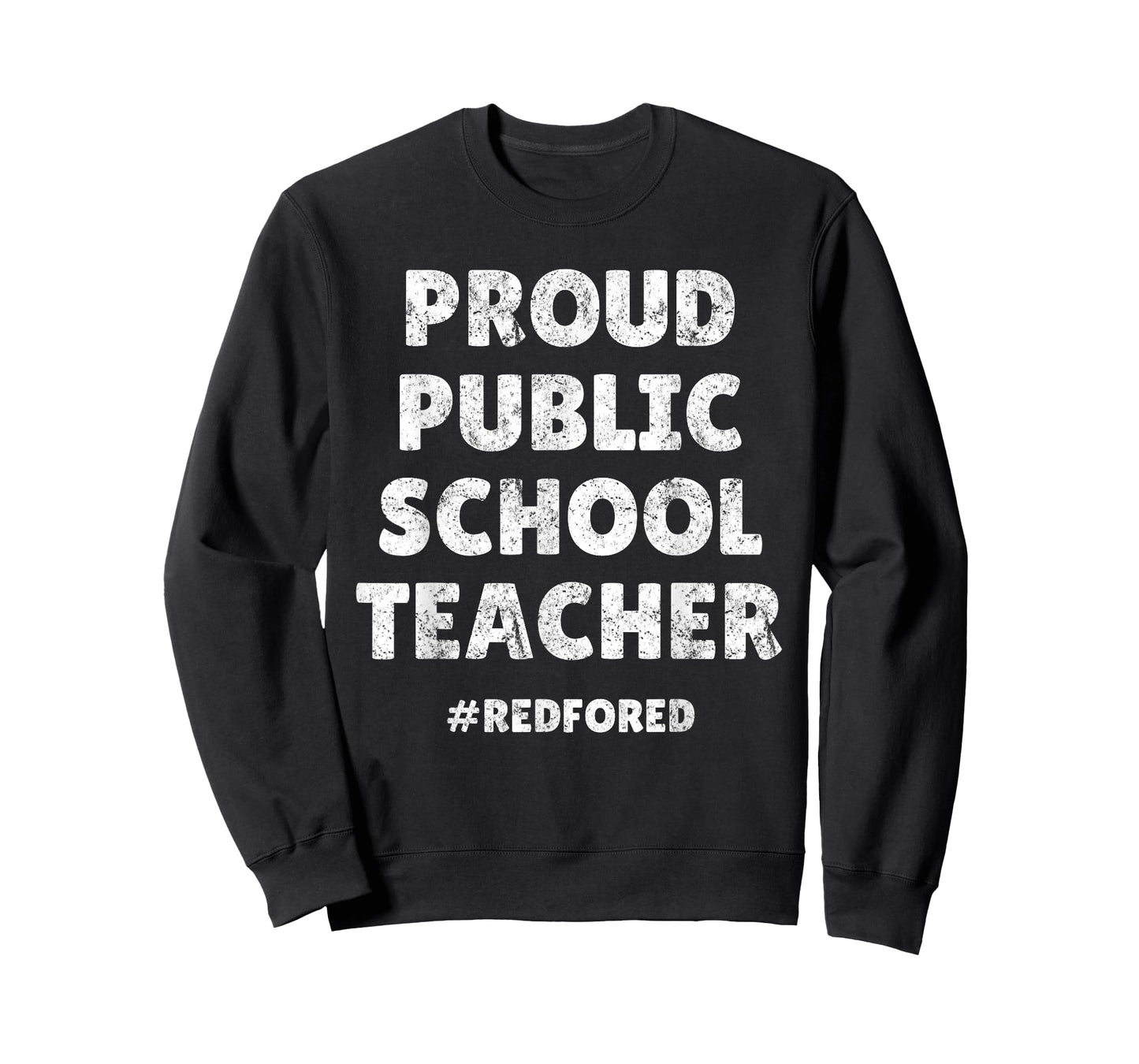 Vintage Proud Public School Teacher Red For Ed T-Shirt T-Shirt