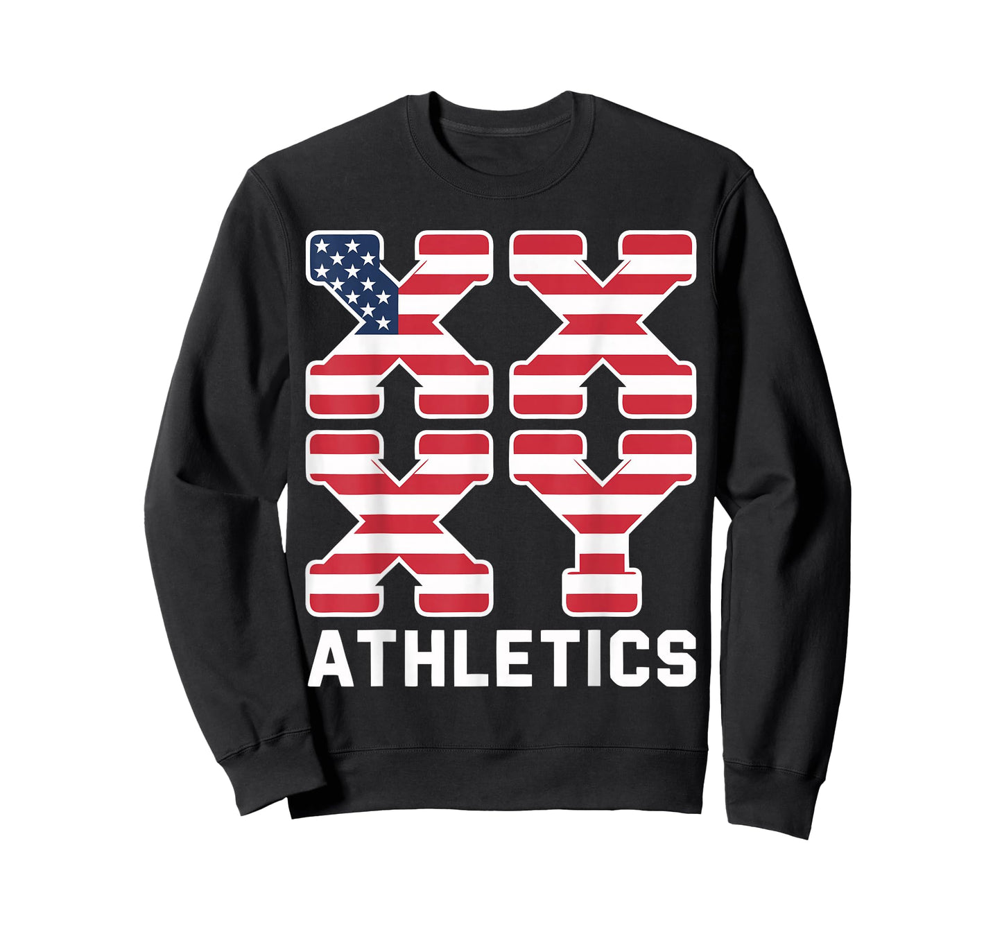 Gender Genetic American Flag XX XY Athletics T-Shirt