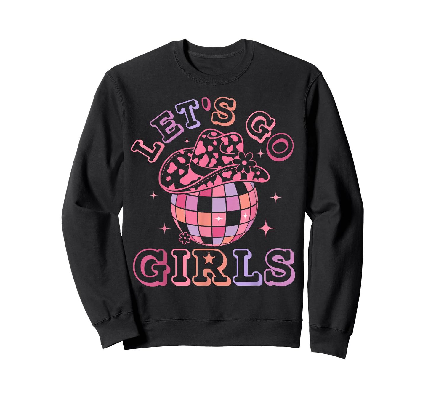 Let's Go Girls Disco Ball Western Country Southern Cowgirl T-Shirt
