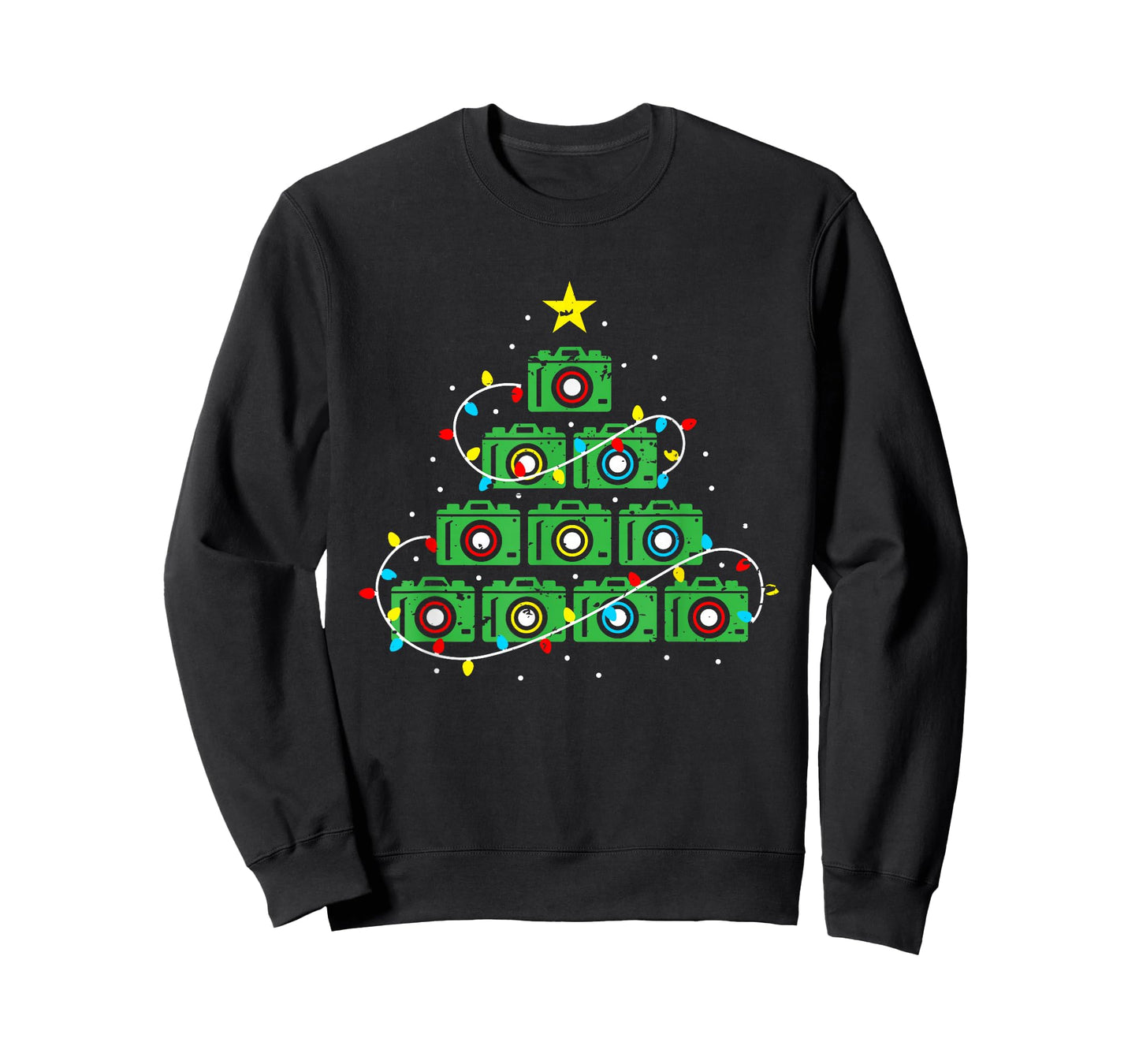 Ugly Christmas Tree Camera Photographer T-Shirt
