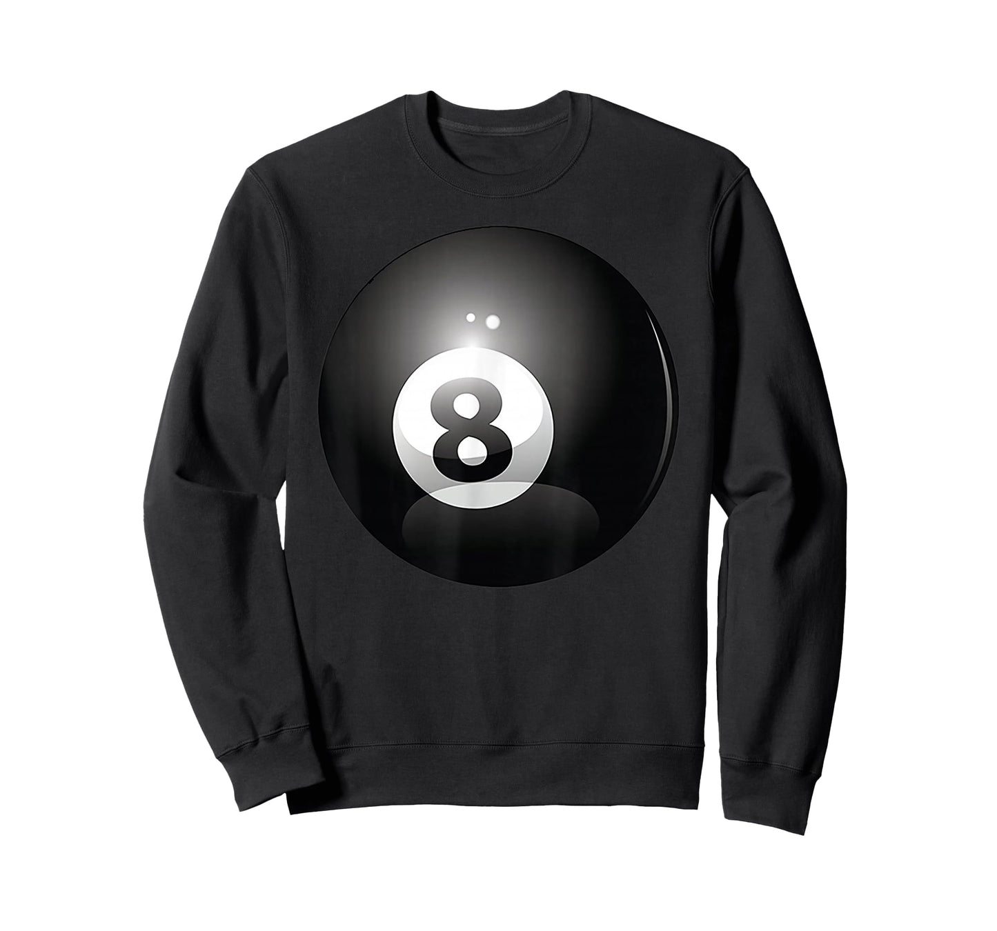 8 Ball Billiards Pool Player Eight Ball Lucky 8 T-Shirt
