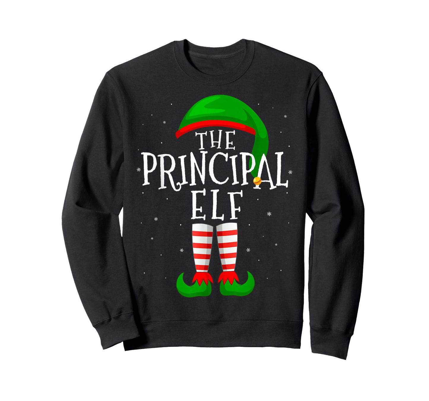 The Principal Elf Funny Matching Family Group Christmas T-Shirt