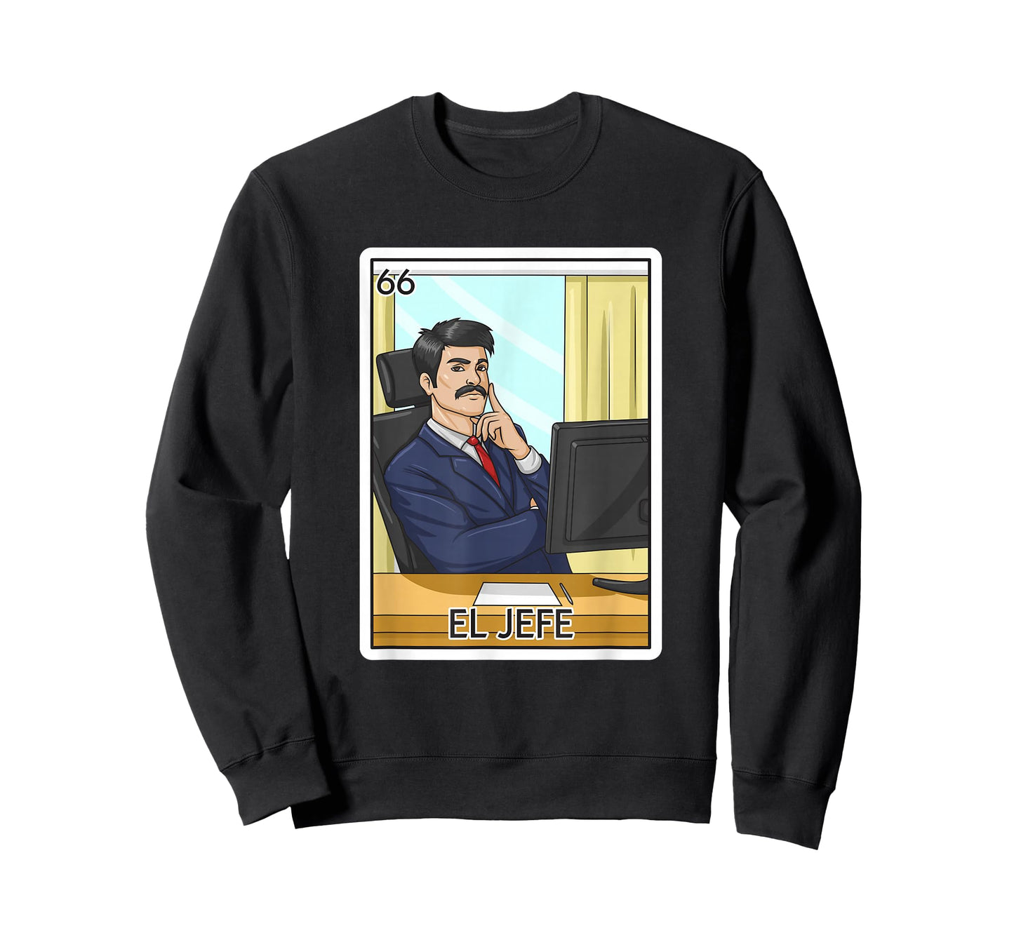 El Jefe Gift The Boss Card Mexican Lottery The Chief Card T-Shirt
