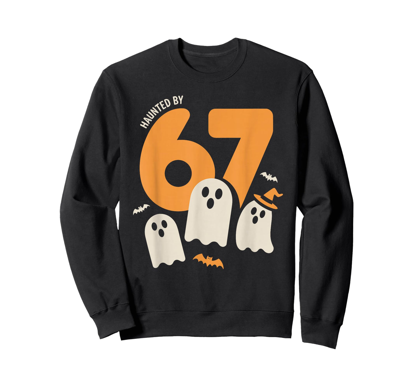 Haunted by 67 Funny Halloween Meme Design T-Shirt