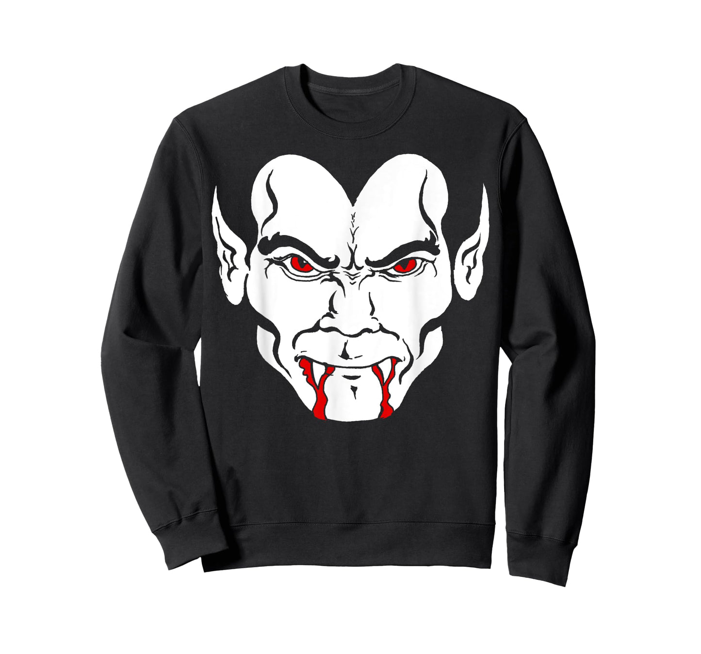 Halloween Dracula Bloody Vampire Teeth Face T-Shirt