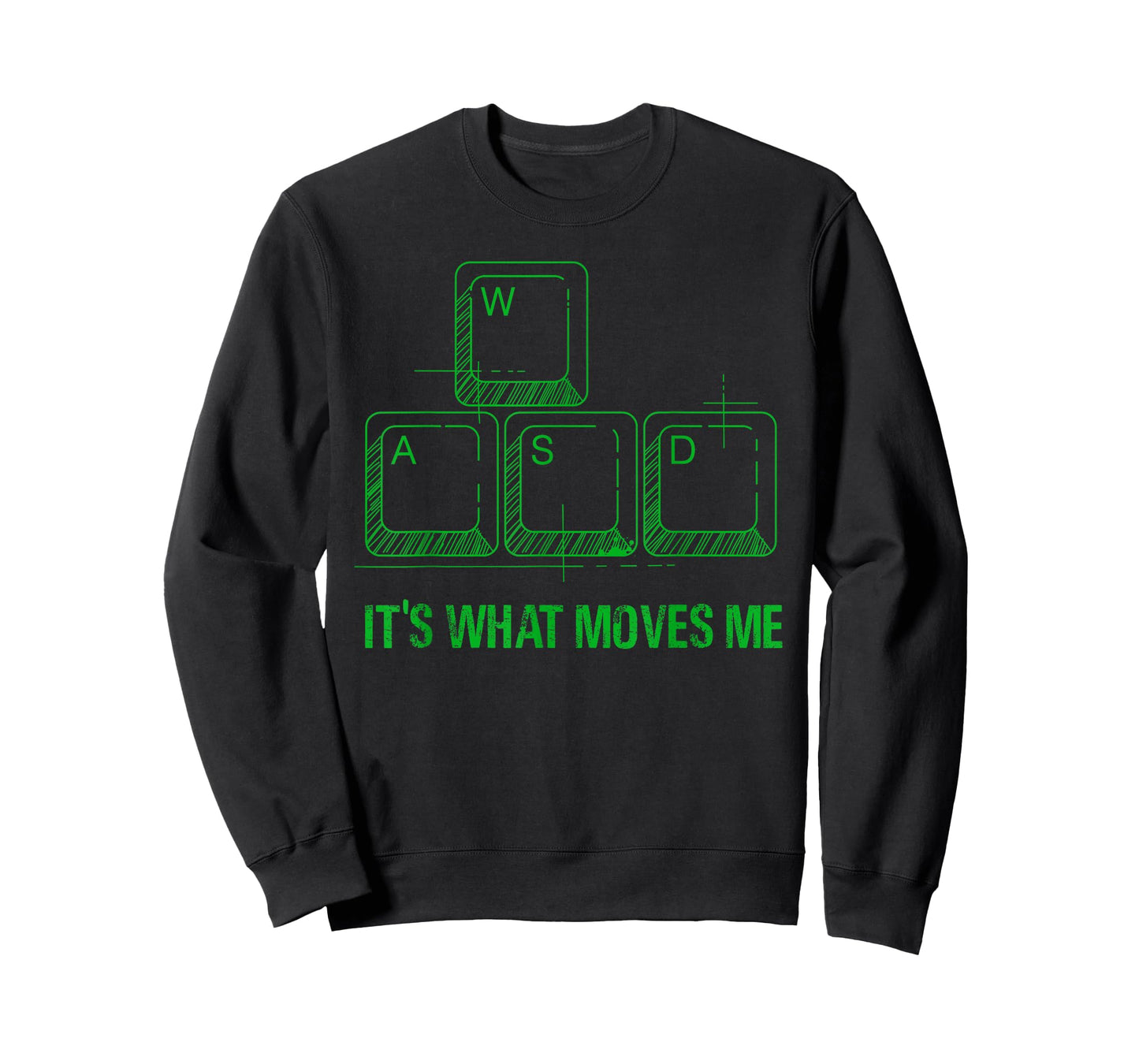 Funny WASD Its What Moves Me Video Games Gamer PC Gaming T-Shirt