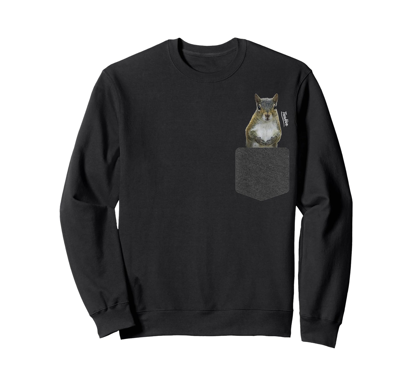 Squirrel In Pocket - Squirrel Lover Themed T-Shirt