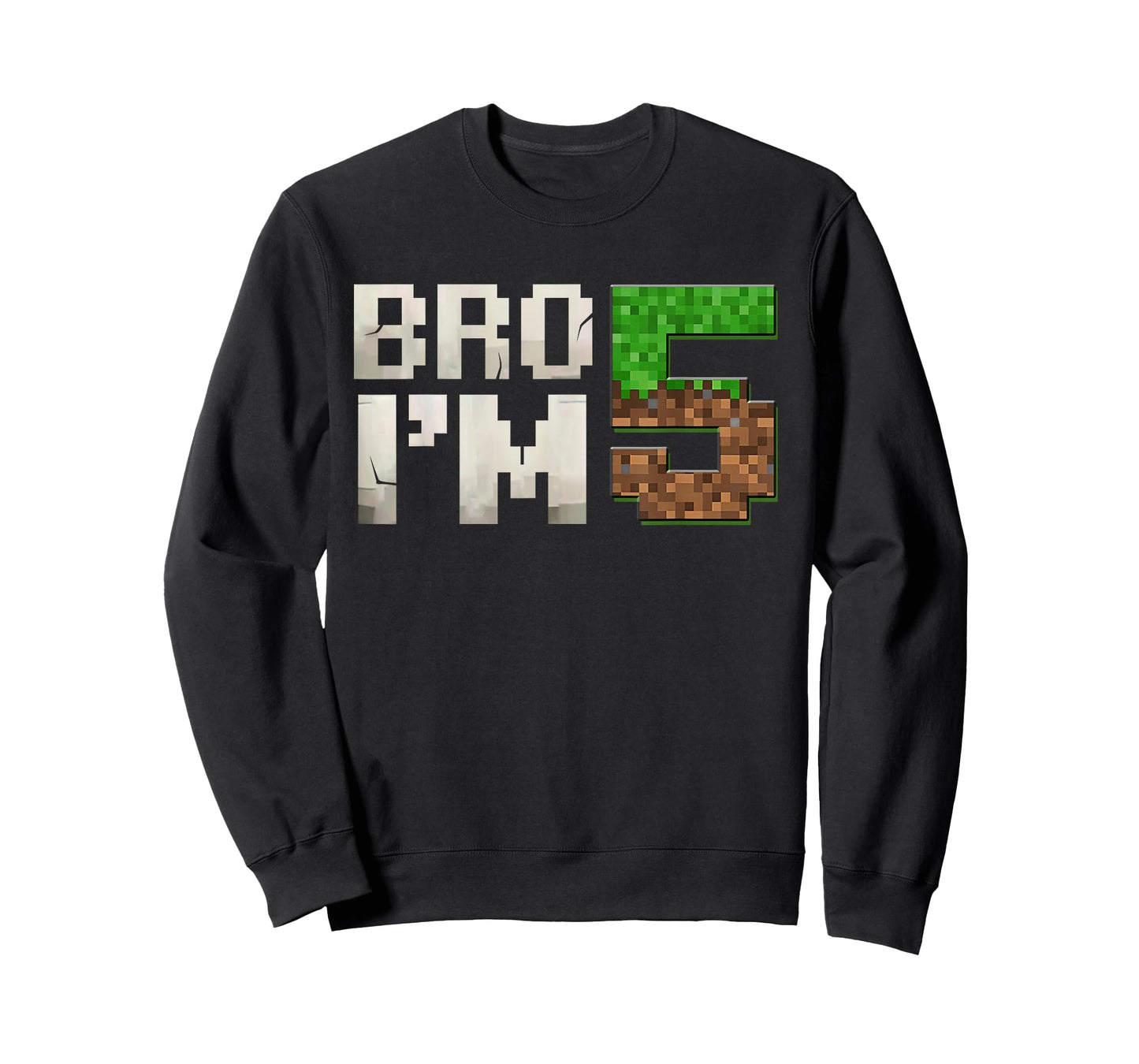 Boys Kids 5th Birthday 5 Year Old Gamer Pixel Number T-Shirt