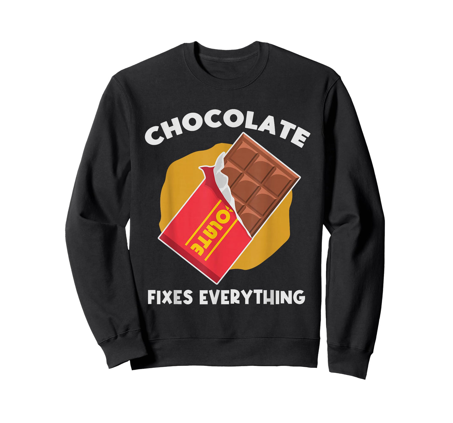 Chocolate Fixes Everything Chocolate Heartbeat Candy Bar T-Shirt
