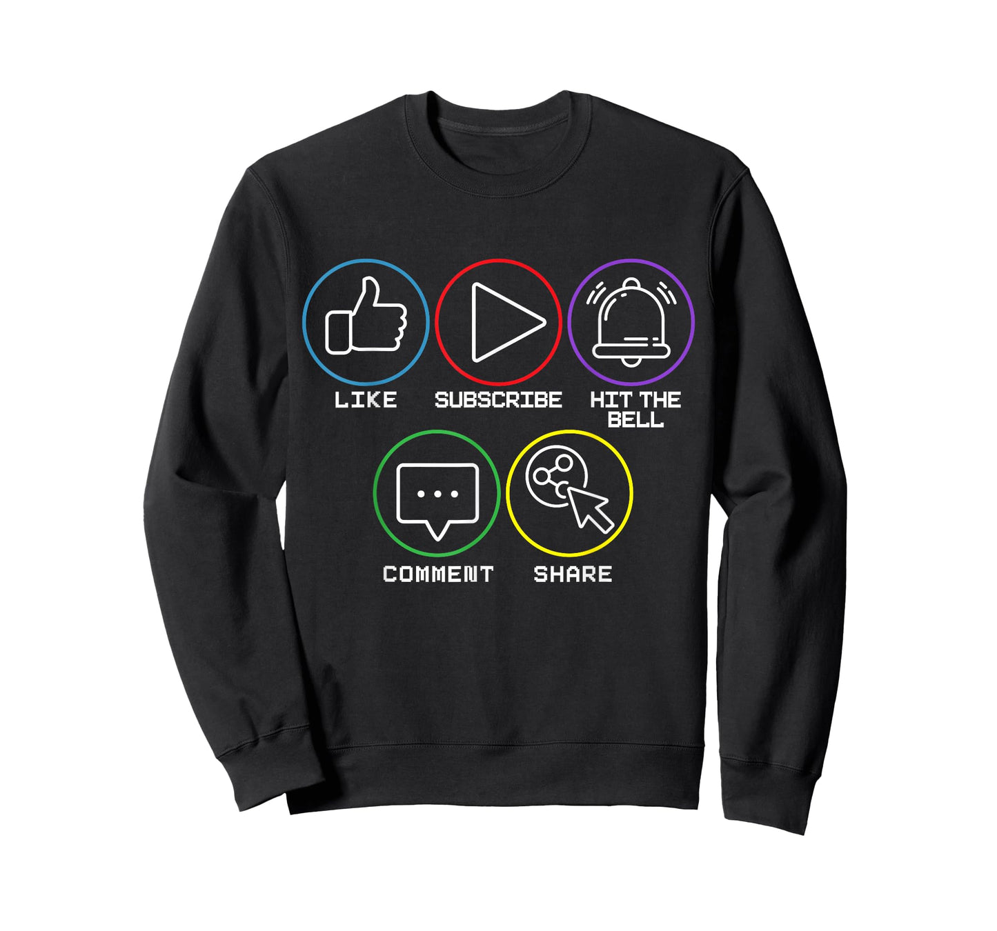 Like Subscribe Hit The Bell Comment Share Livestreaming T-Shirt