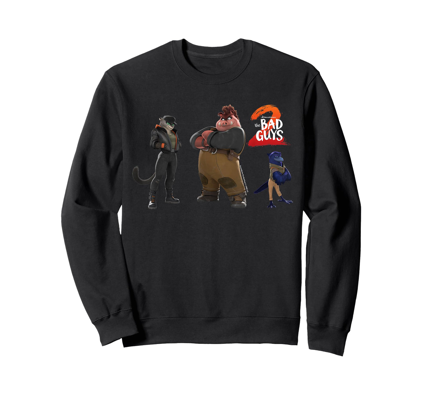 DreamWorks The Bad Guys 2 The Bad Girls T-Shirt
