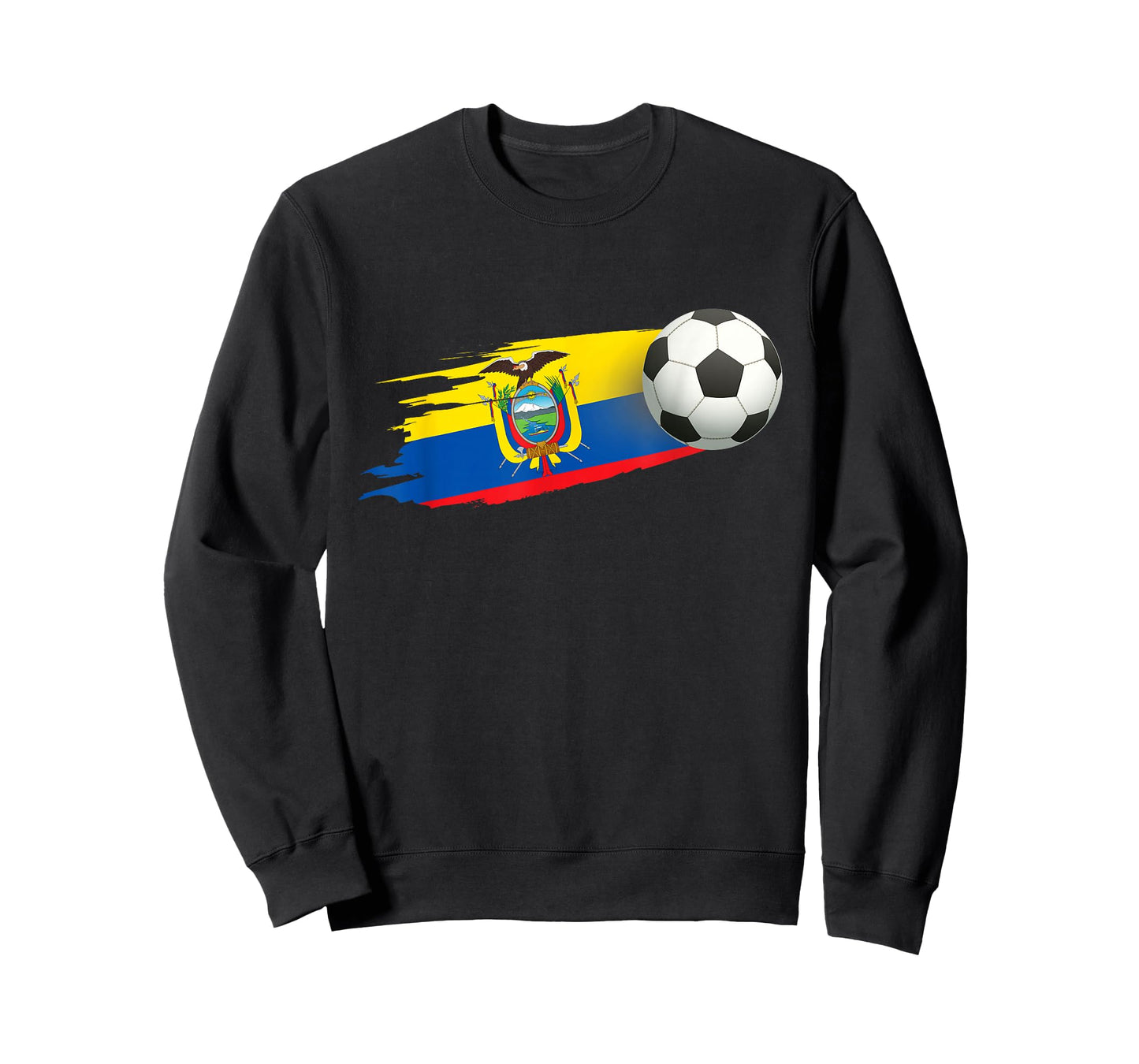 Ecuador Flag Jersey - Soccer Ball Football T-Shirt