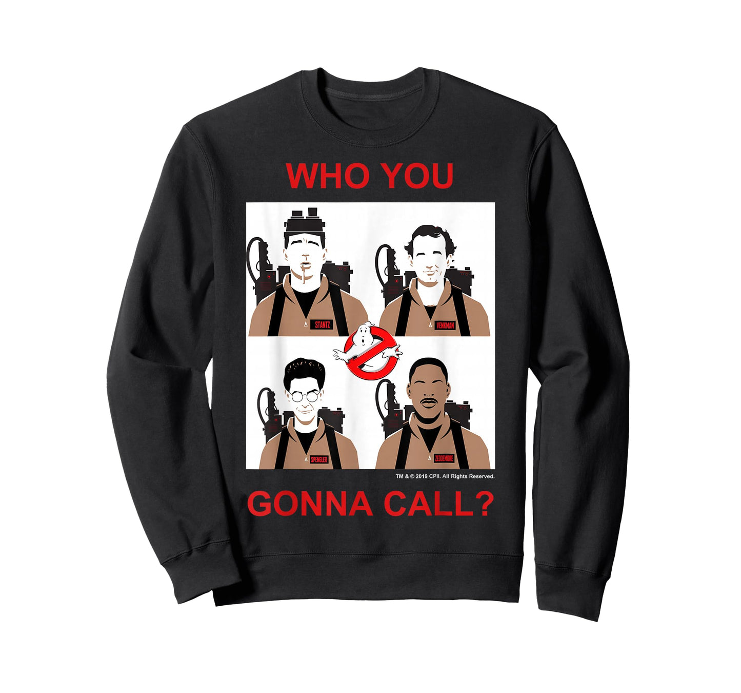 Ghostbusters Who You Gonna Call Group Shot Panels T-Shirt