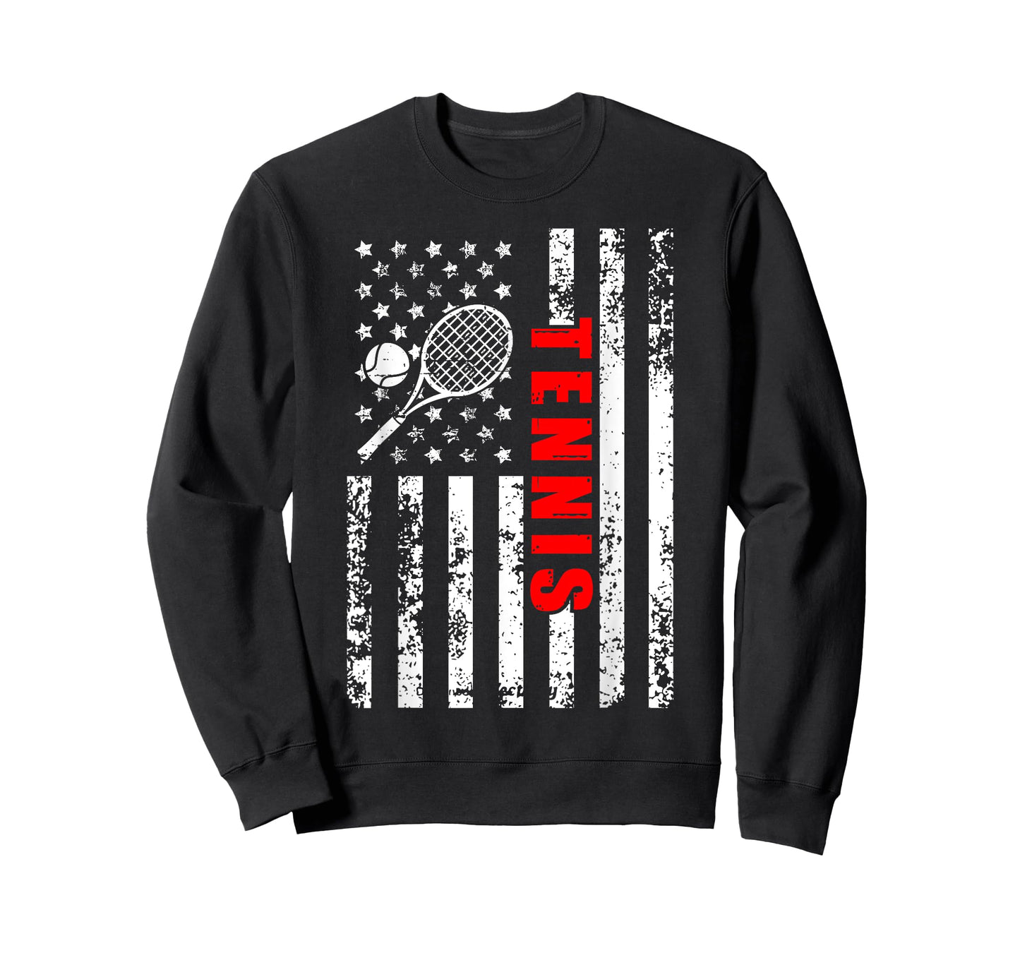 US American Flag Tennis Patriotic for men women kids Tennis T-Shirt