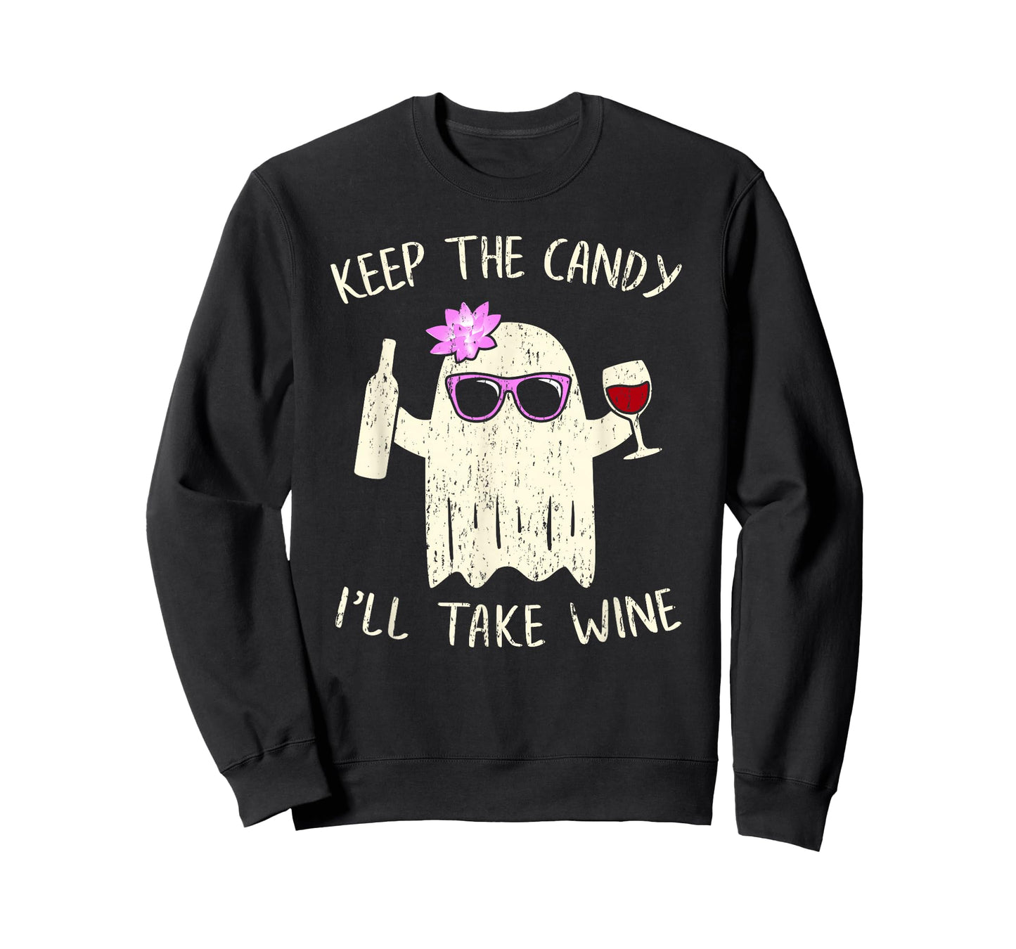 Keep the Candy Funny Halloween Shirt Ghost Costume Women T-Shirt