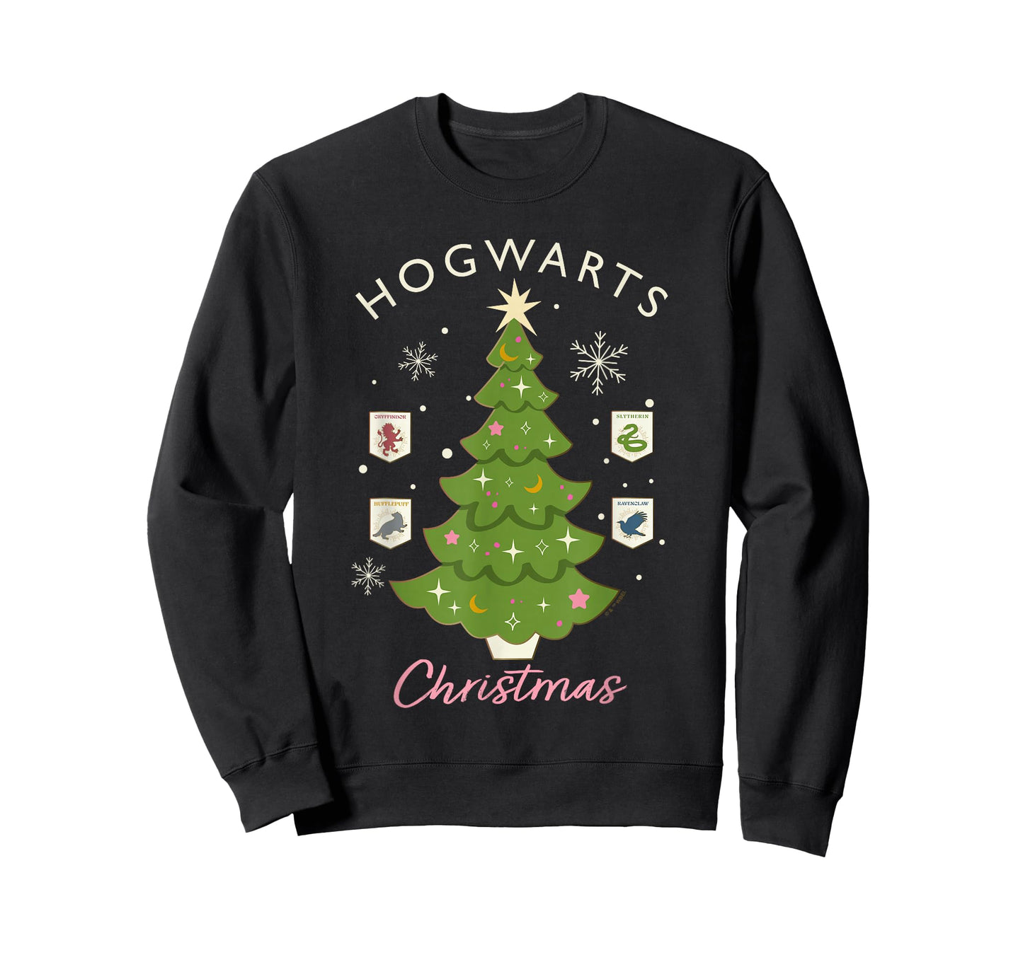Harry Potter Hogwarts Christmas Tree T-Shirt