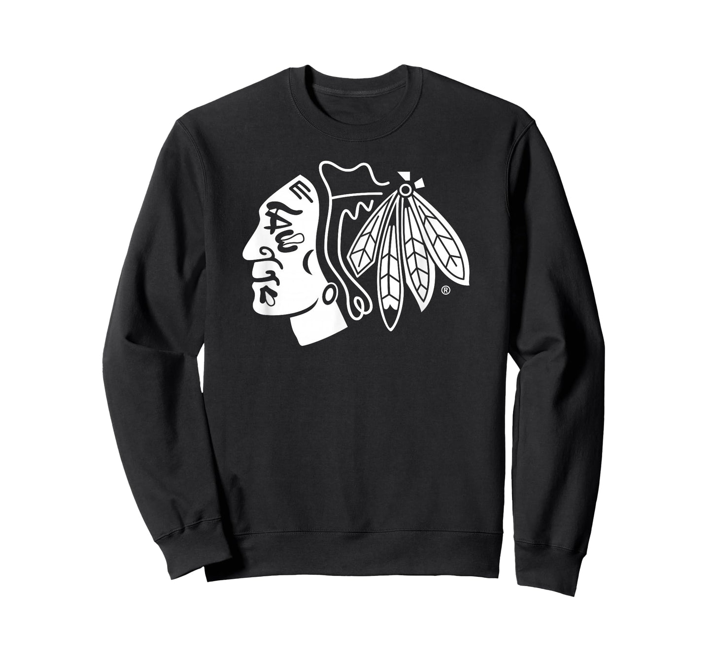 Chicago Blackhawks Two Tone Black NHL Officially Licensed T-Shirt