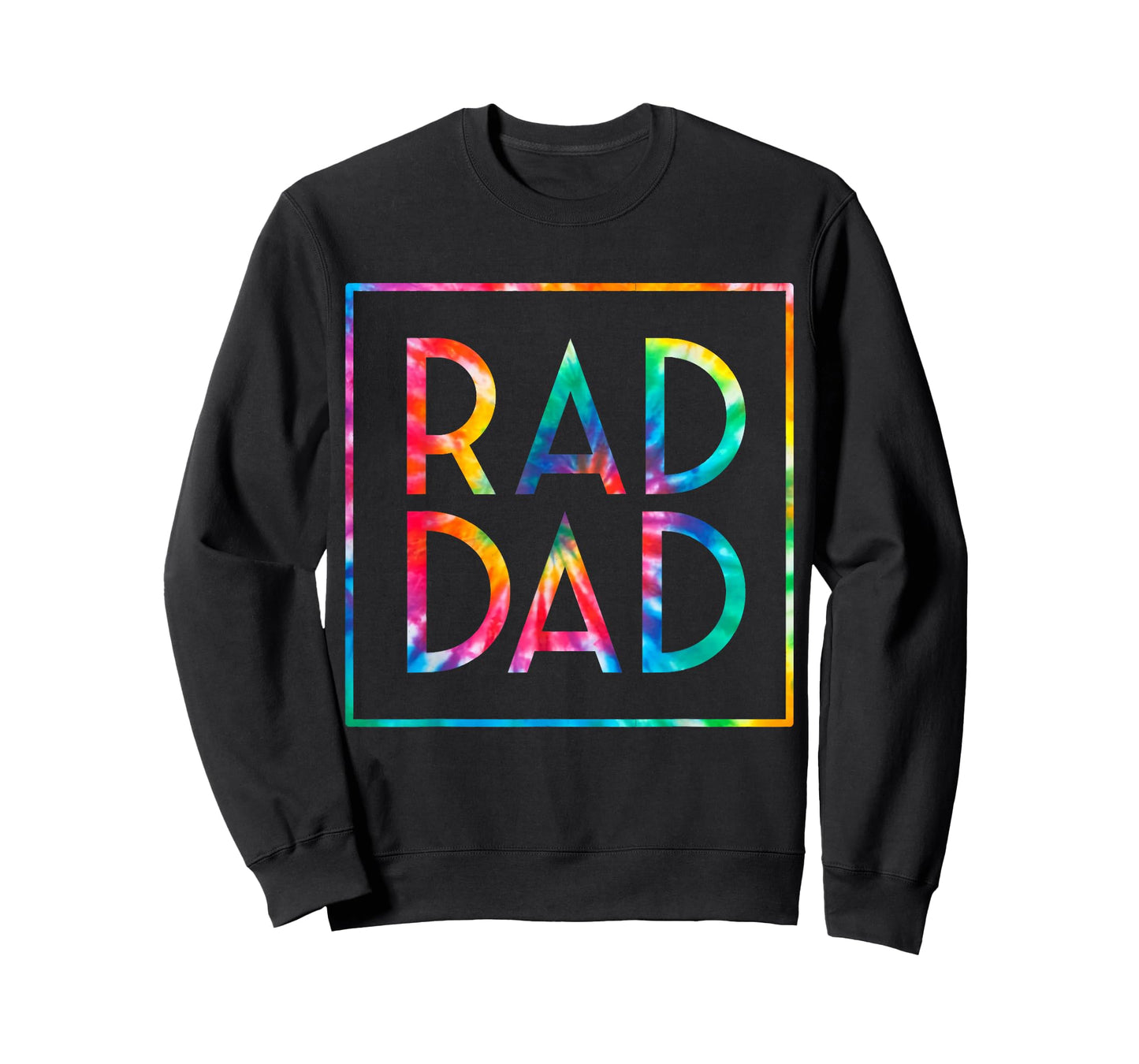 Mens Rad Dad Tie Dye Dad Jokes Funny Father’s Day 2022 Men T-Shirt