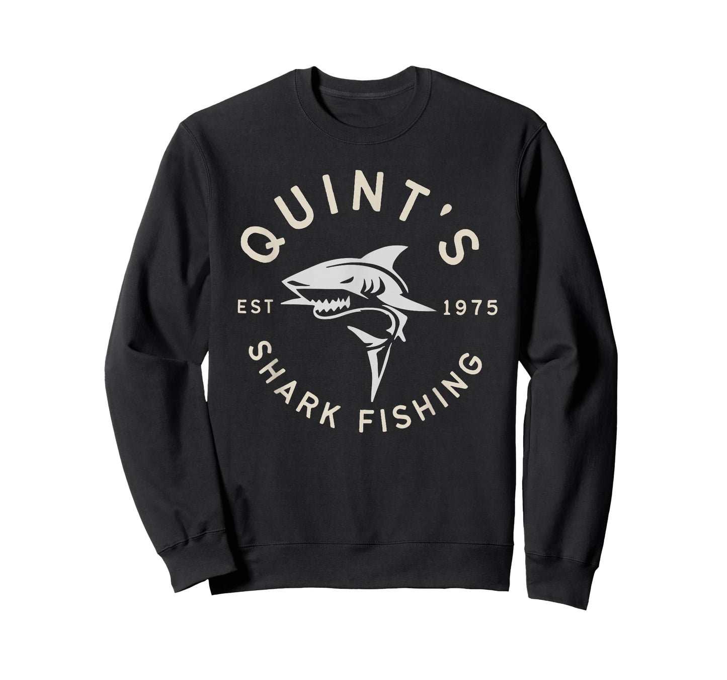 Vintage Quint's Shark Fishing 1975 Retro T-Shirt