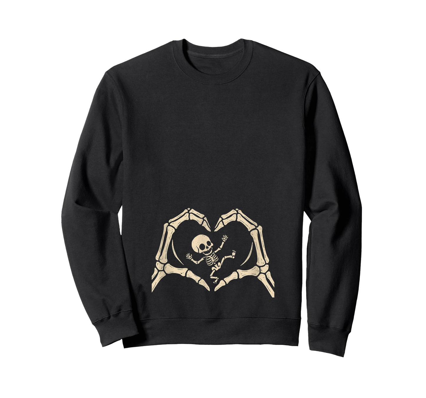 Pregnant Baby Skeleton Spooky Season New Mom Halloween T-Shirt