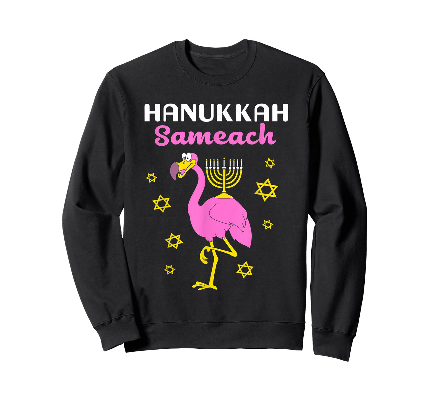 Hanukkah Flamingo Hanukkah Sameach T-Shirt