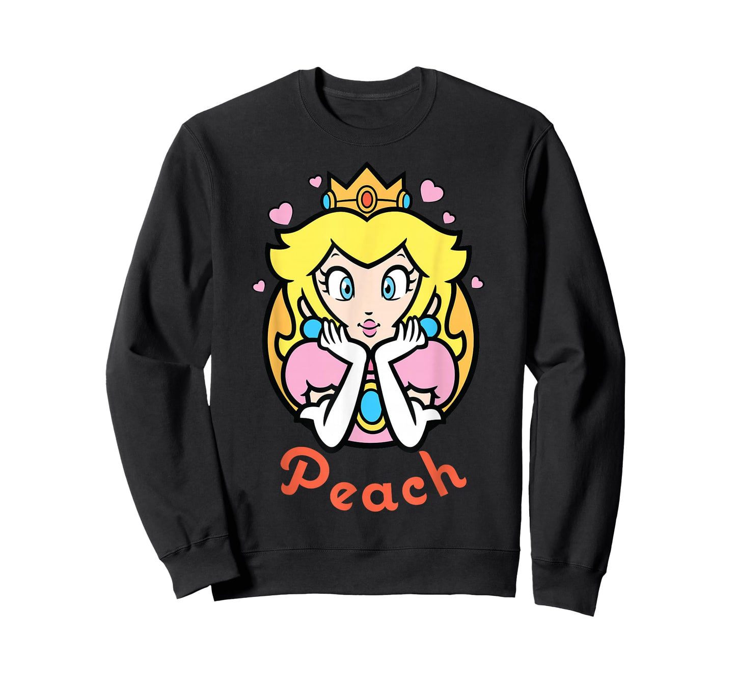 Nintendo Super Mario Princess Peach Portrait Graphic T-Shirt T-Shirt