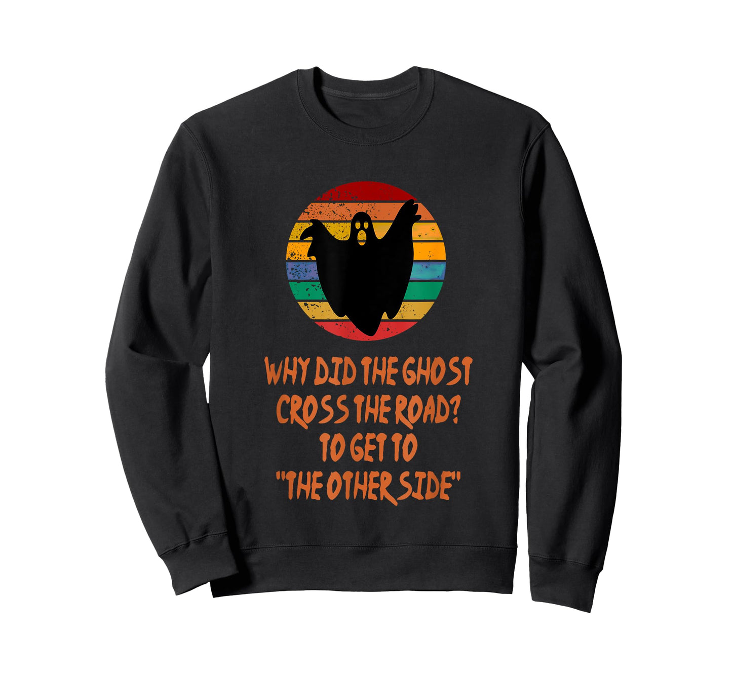 Ghost The Other Side Halloween Kids Puns Jokes Costume Idea T-Shirt