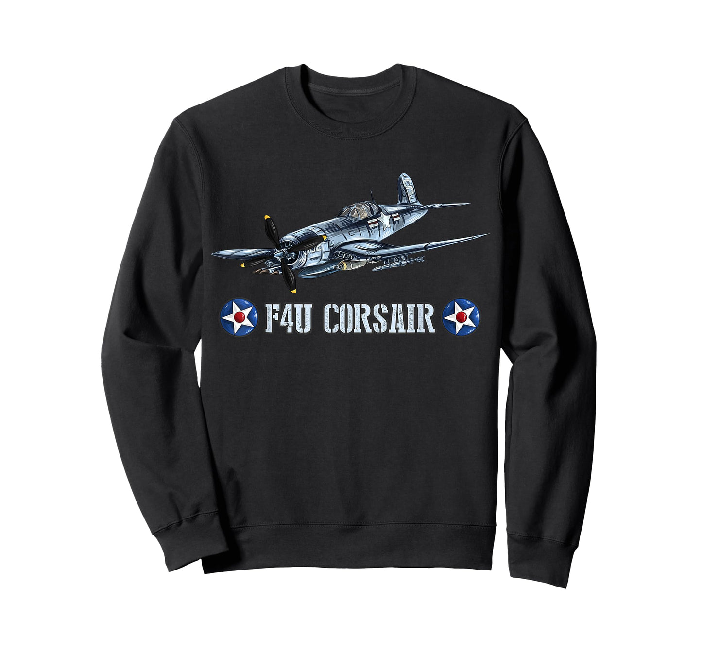 World War 2 Military Fighter Aircraft WWII F4U Corsair T-Shirt