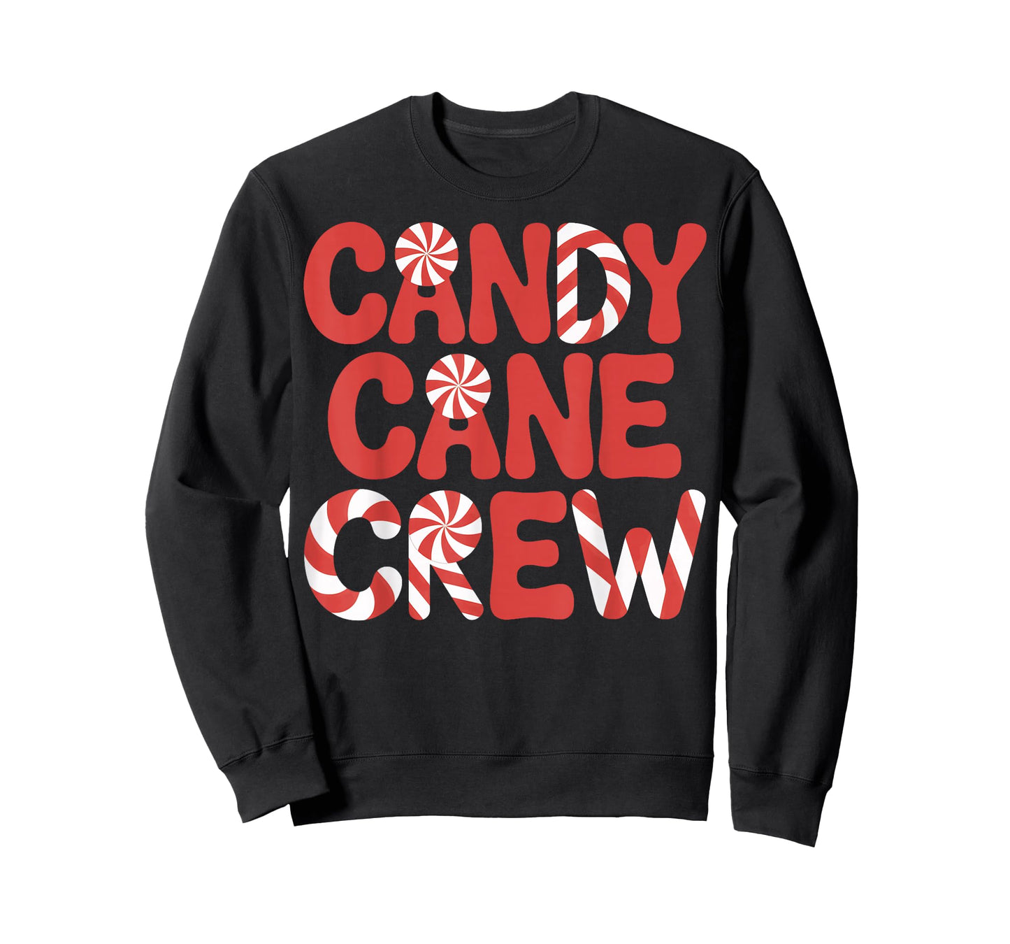 Candy Cane Crew Red White Lovers Group T-Shirt