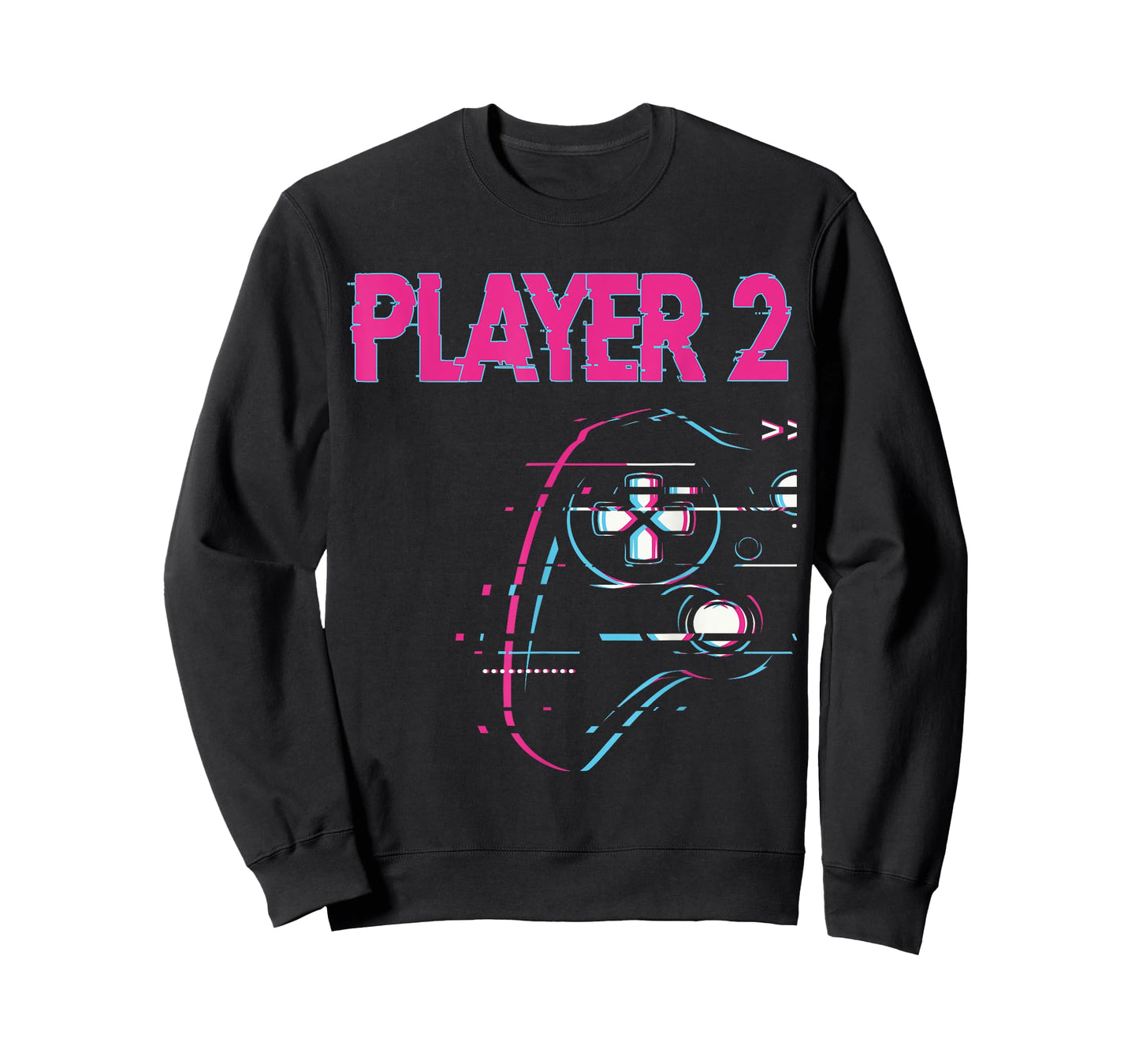 Gamer Couple Player 1 Player 2 Controller - Gamer Team T-Shirt