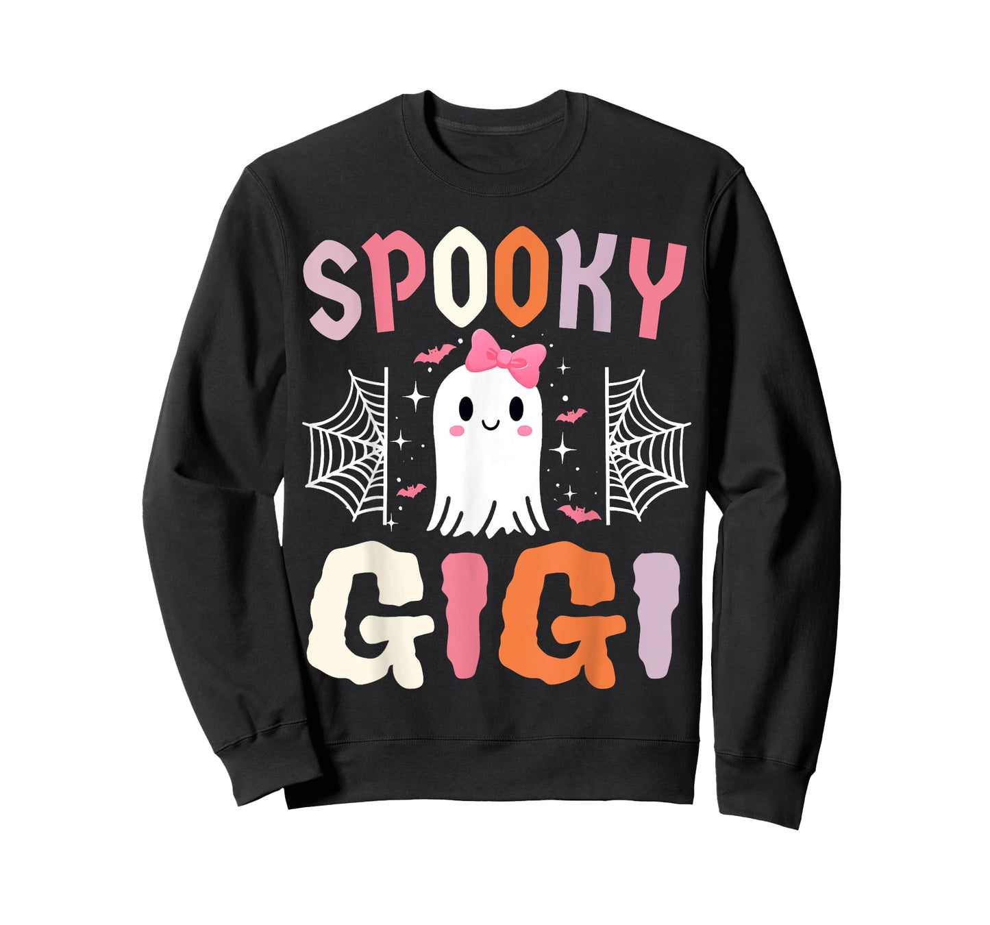 Halloween Spooky Gigi Cute Ghost Costume Women Family Humor T-Shirt