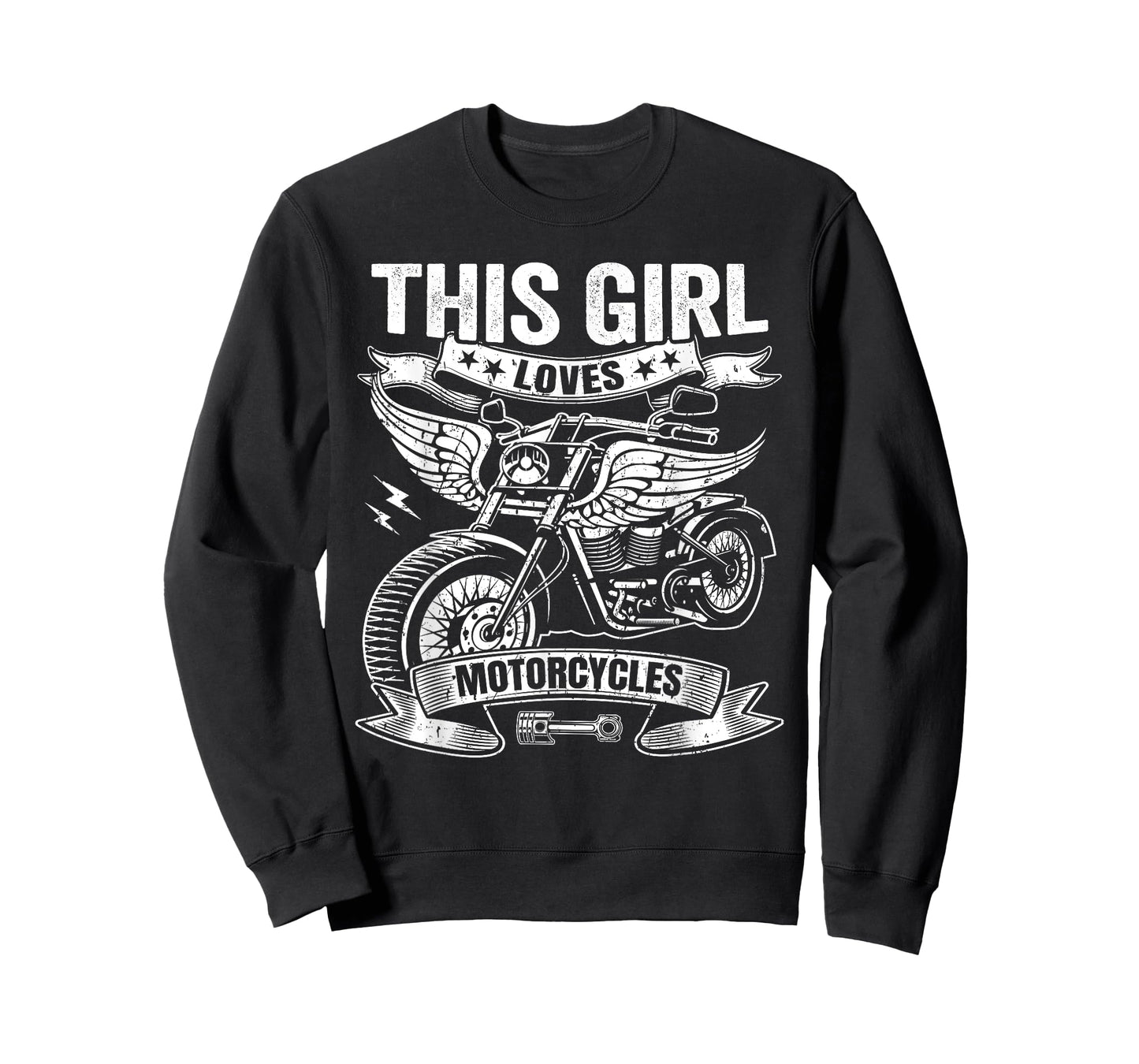 Biker Girl Motorcyclist This Girl Loves Motorcycles T-Shirt