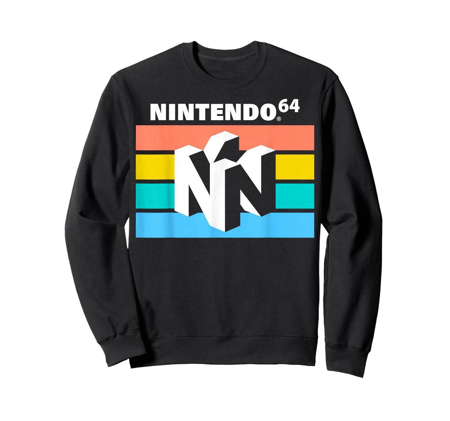 Nintendo Classic 64 Striped Logo T-Shirt