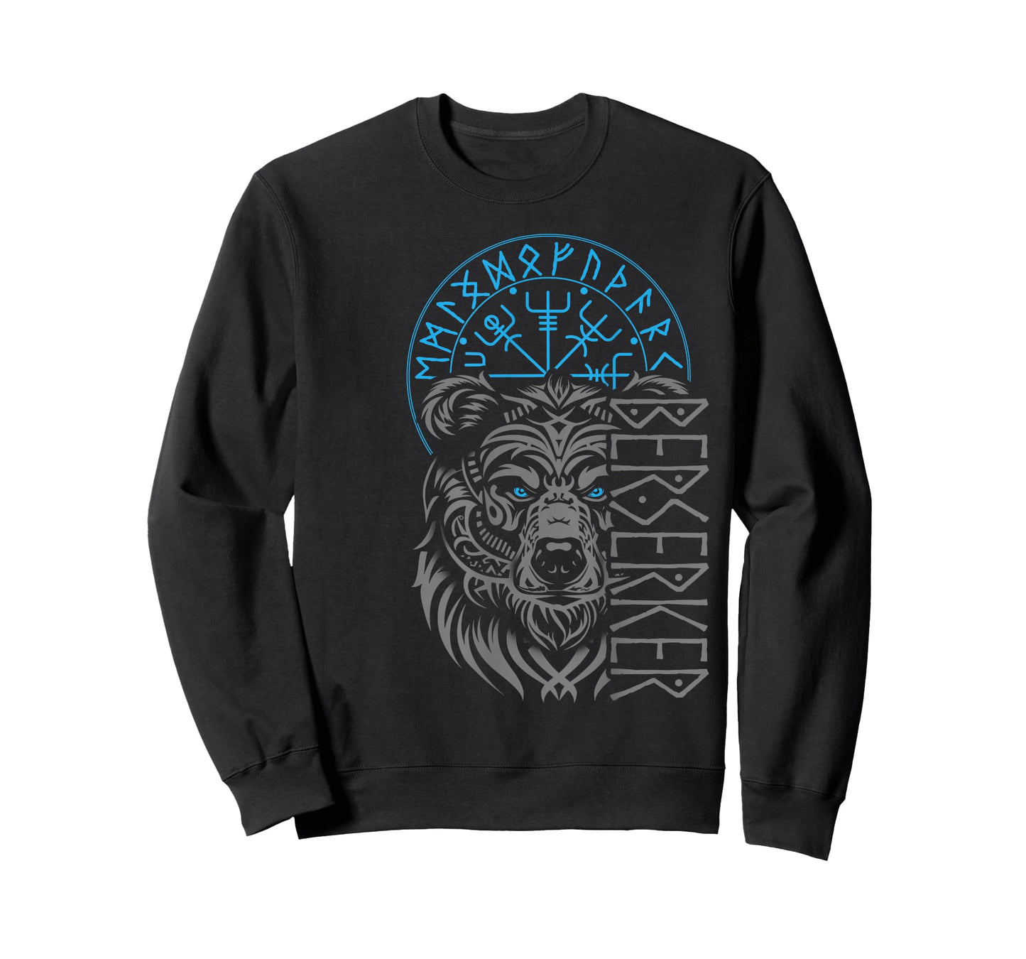 Berserker & Viking Compass - Norse Bear Design T-Shirt