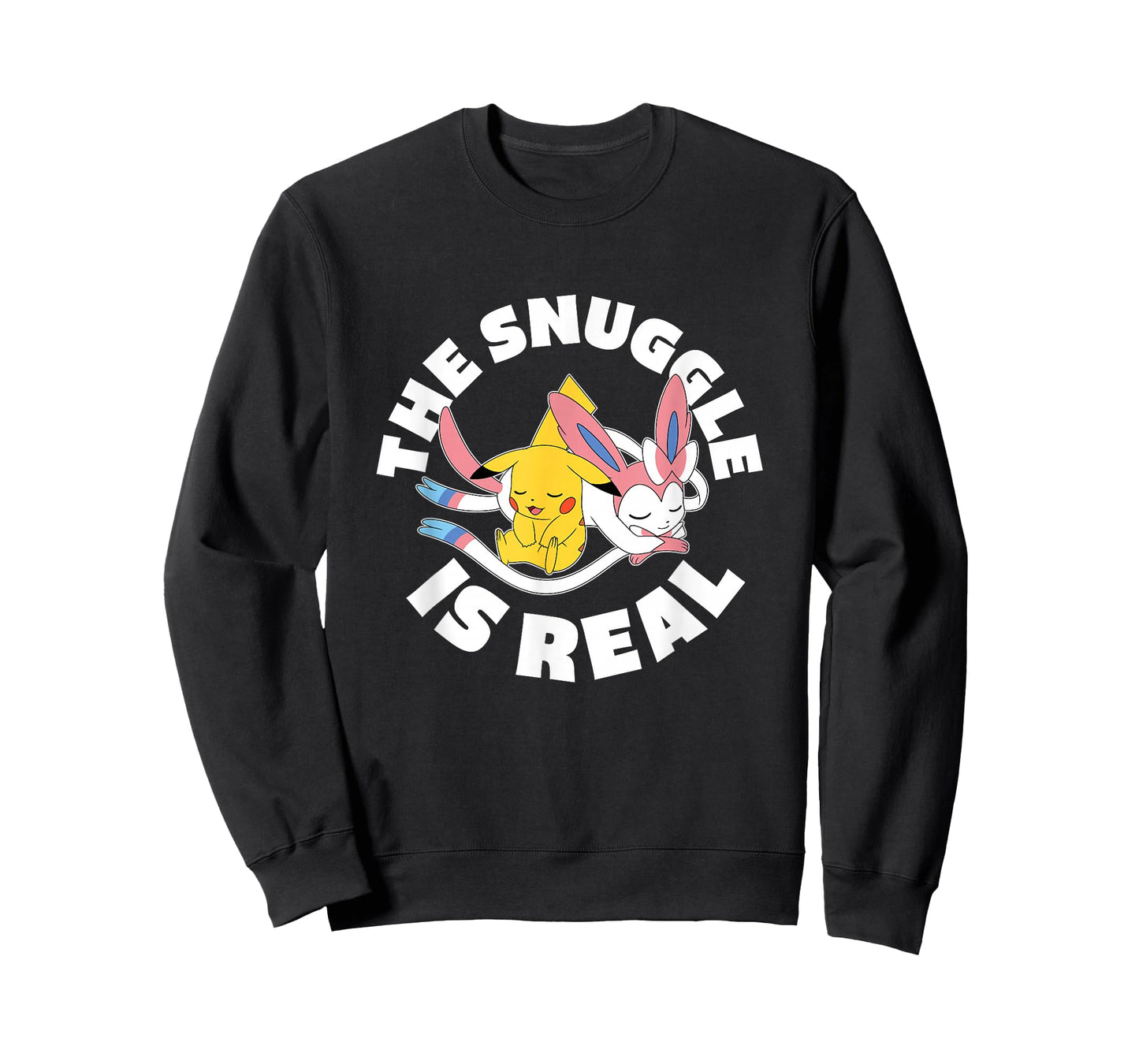Pokémon - The Snuggle is Real Pikachu and Sylveon T-Shirt