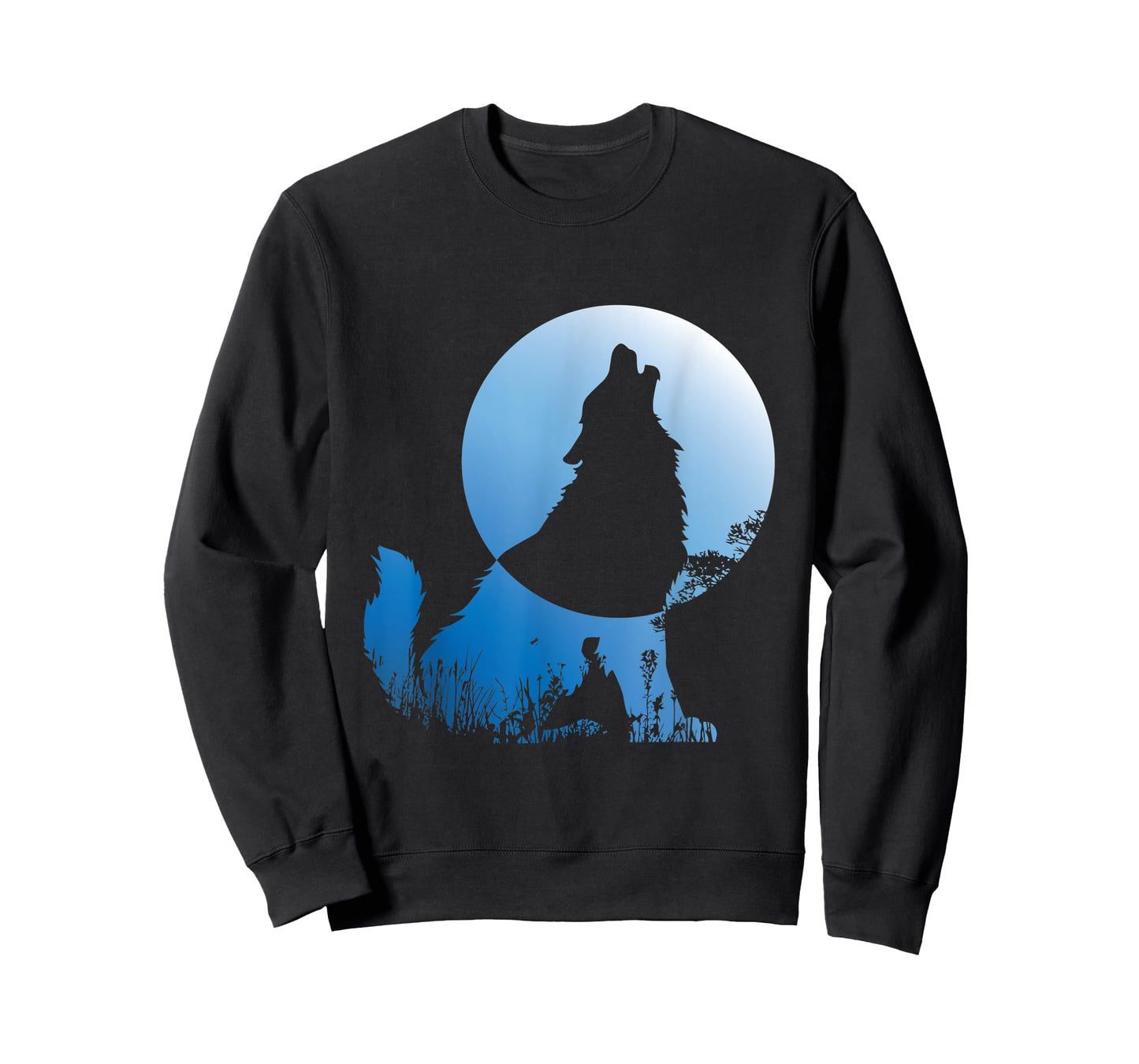 Wolf Silhouette Wolf Nature Lover T-Shirt