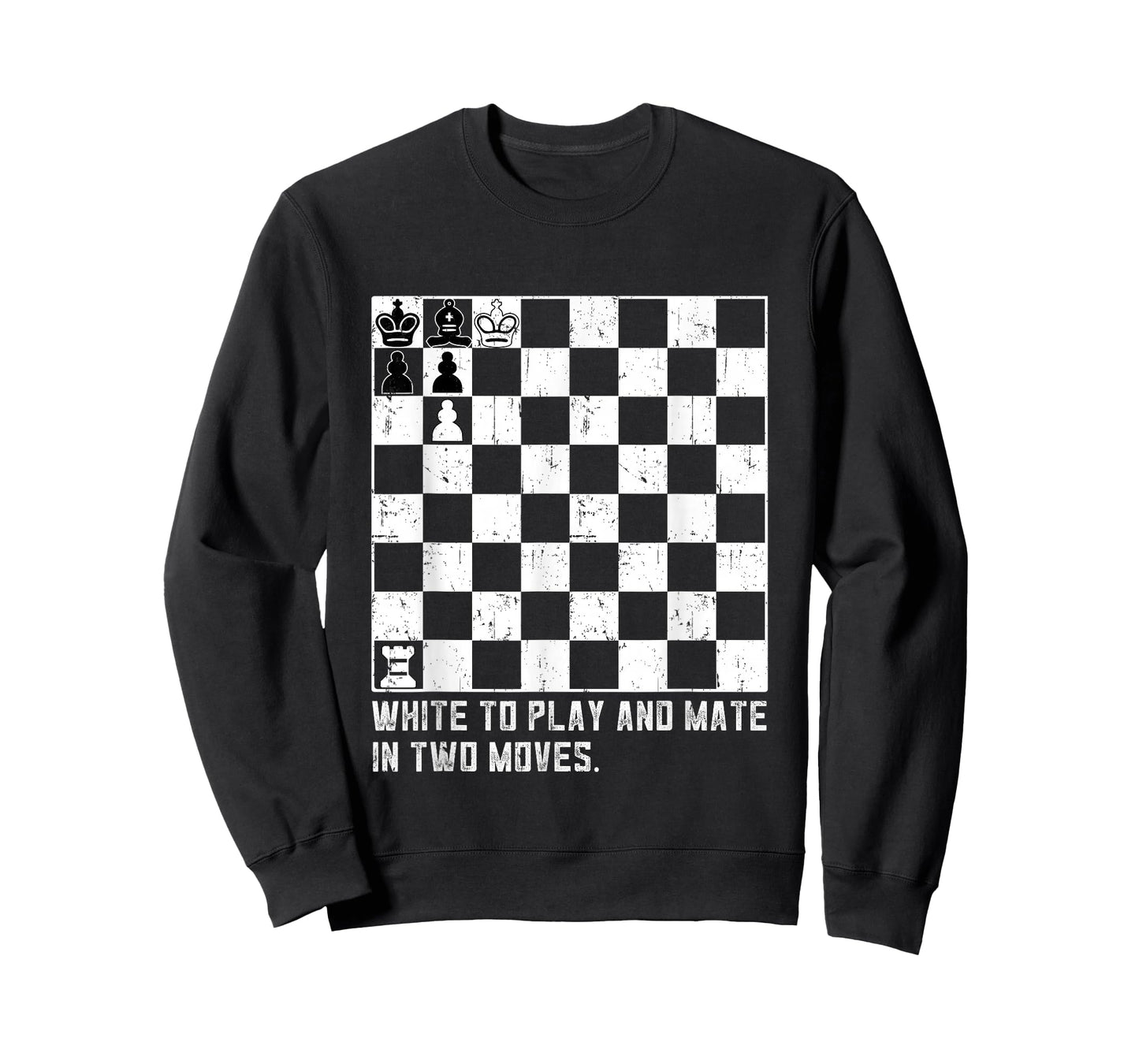 White to Play and Mate in Two Moves Chess Puzzle T-Shirt
