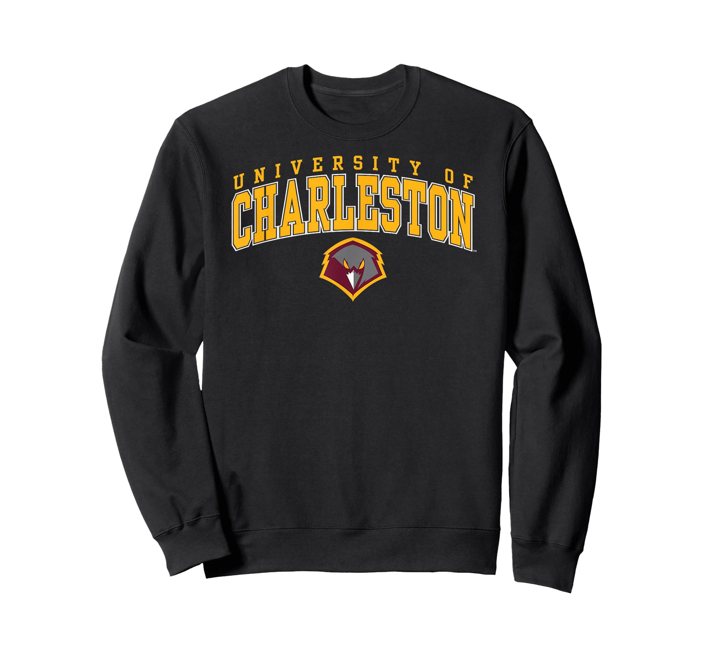 Charleston Golden Eagles Arch Over Black Officially Licensed T-Shirt