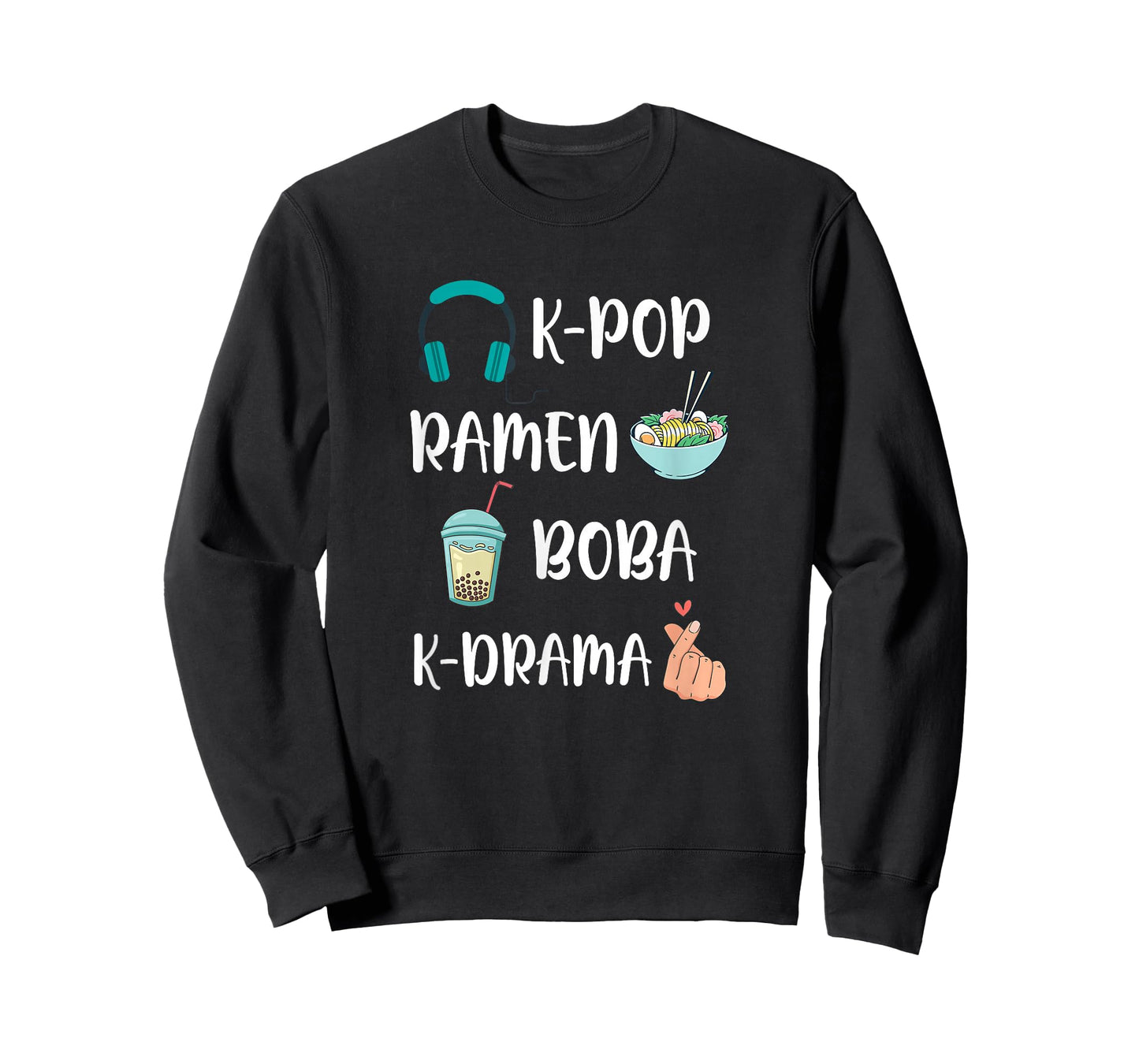 Kawaii K-Pop Ramen Boba Bubble Tea K-Drama Lover T-Shirt