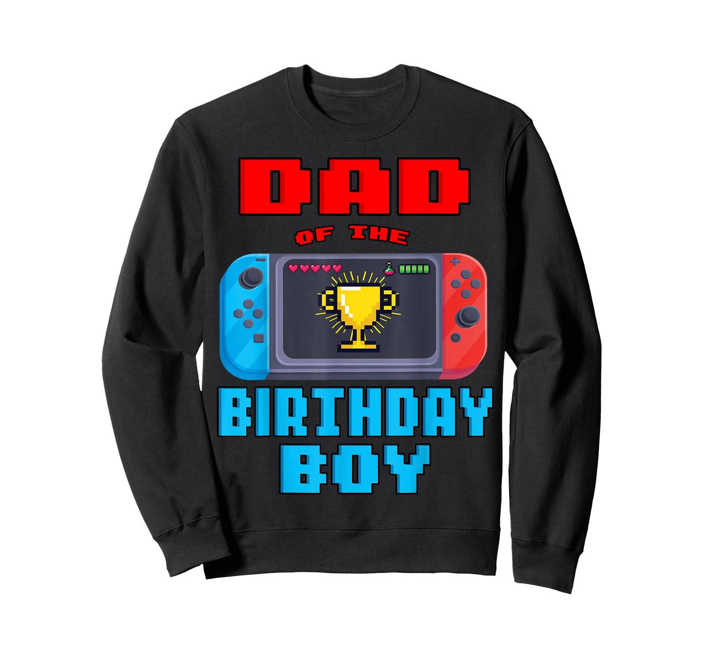 Dad of the Birthday Boy Video Games Theme Bday Matching T-Shirt