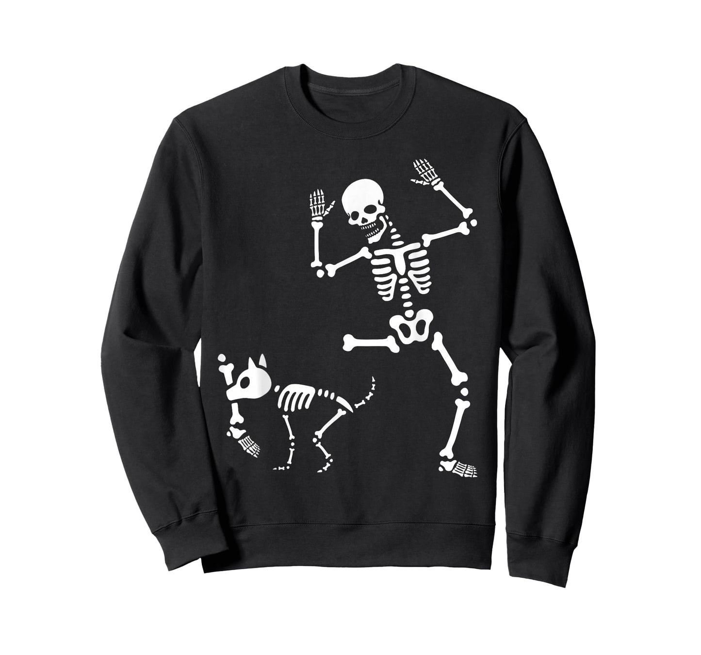 Skeleton Bones Halloween Dog Trick Or Treating Puppy Breeder T-Shirt