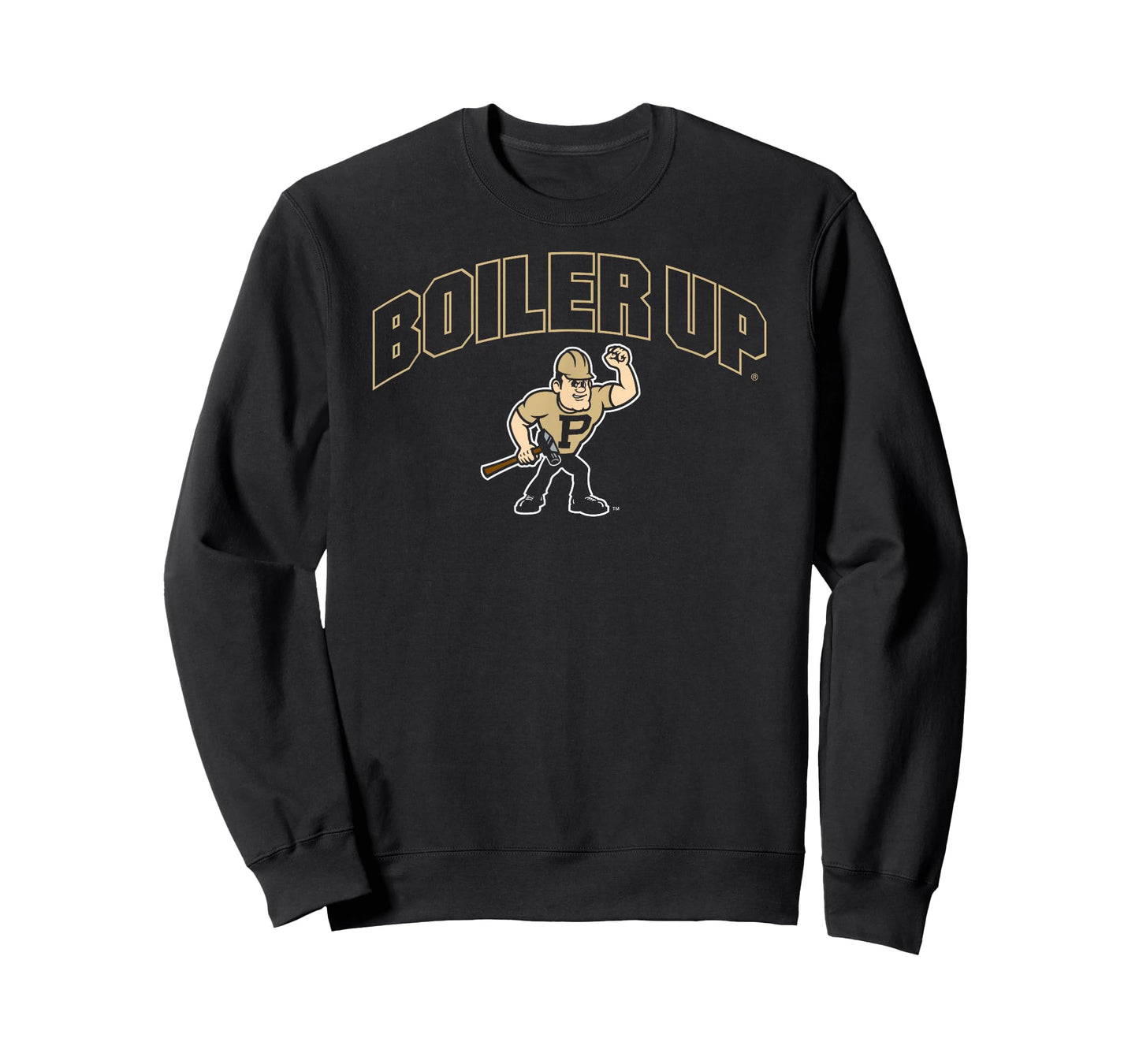Purdue Boilermakers Pete Arch Black Officially Licensed T-Shirt