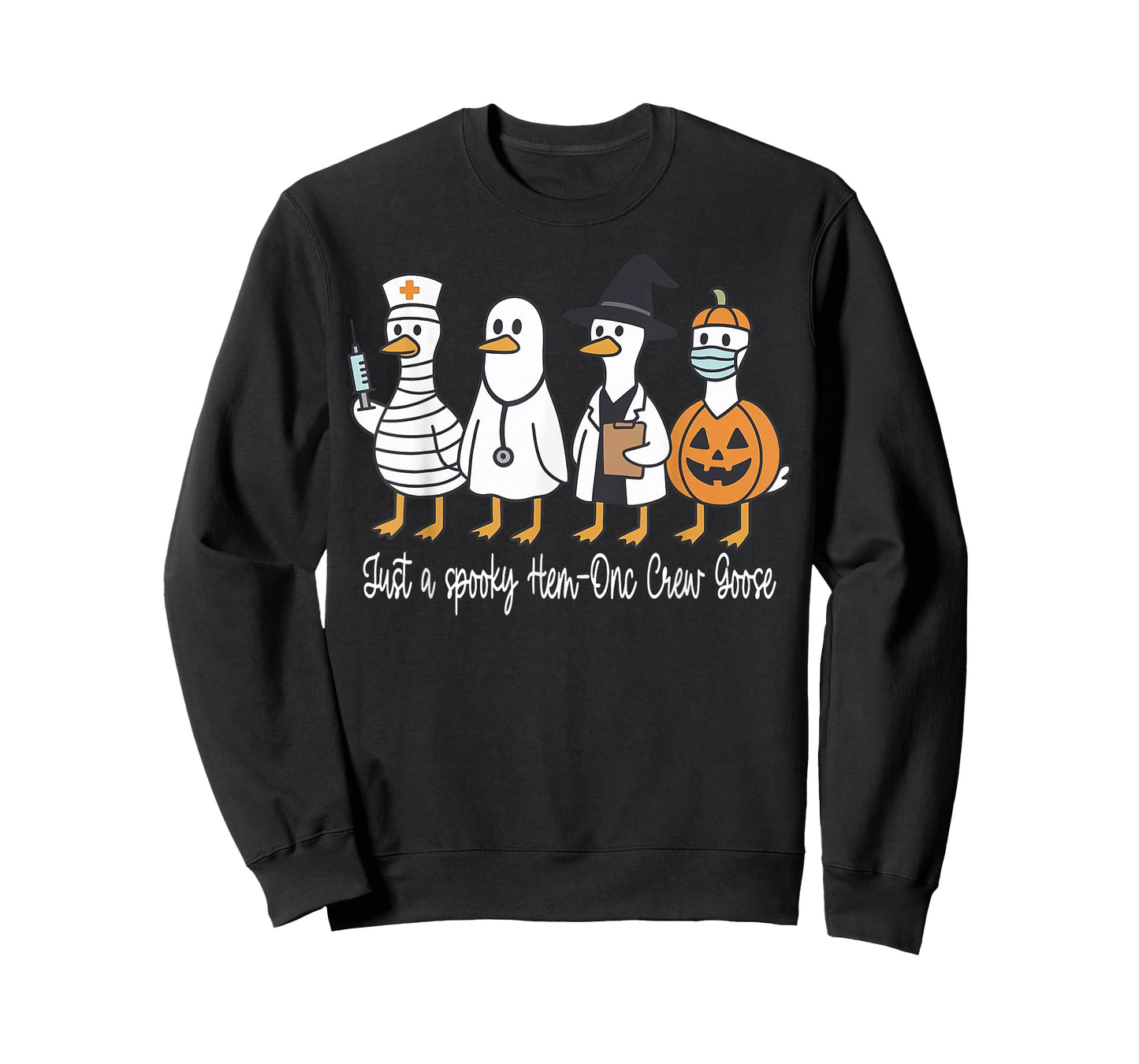 Just A Spooky Hem-Onc Silly Goose Nurse Hematology Halloween T-Shirt