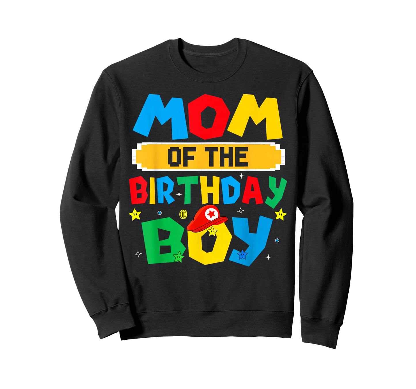Mom Of The Birthday Boy Game Video Gaming Matching Family T-Shirt